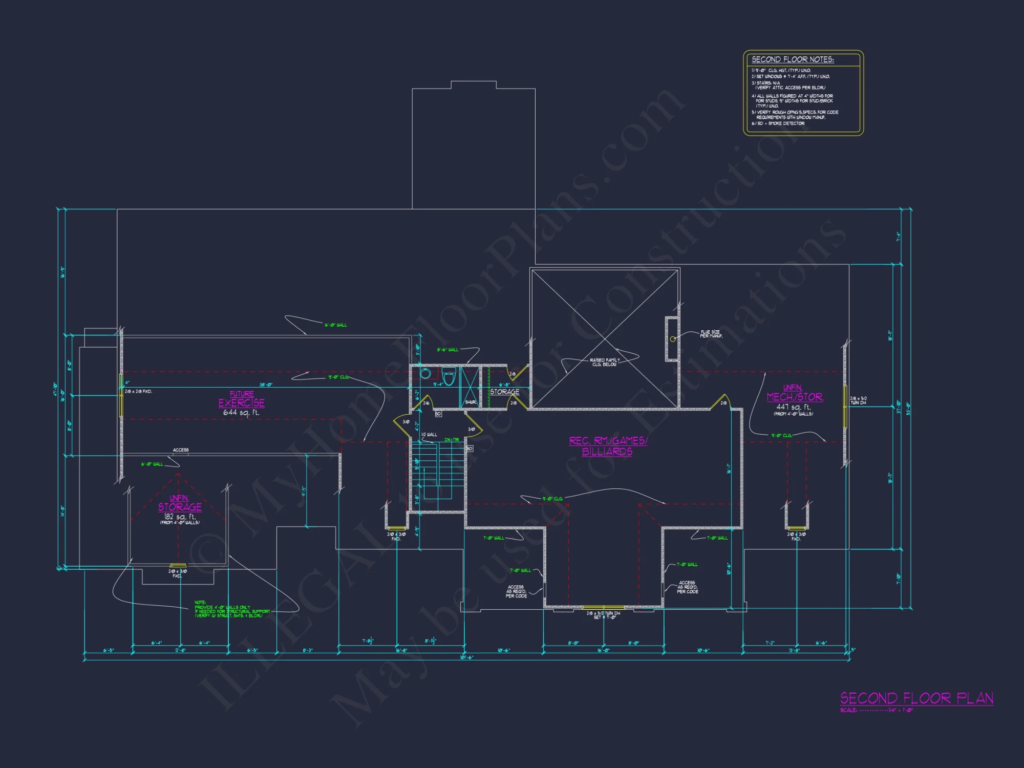 Spacious house Plan with 4 Bedrooms, Study, and CAD Designs