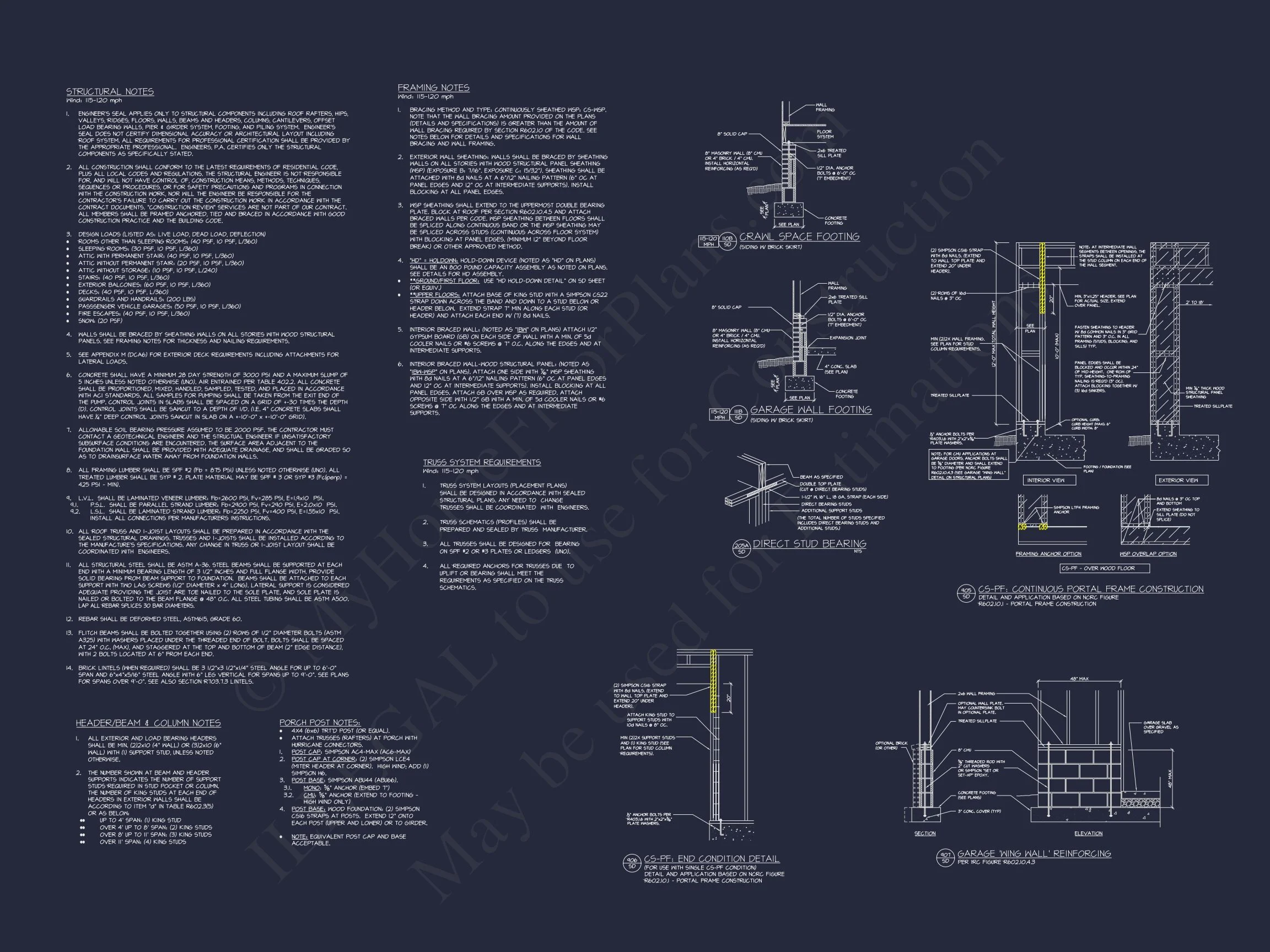 19-2092 HOUSE PLAN - Elegant House Plan with Blueprint Designs & CAD Features 16 Elegant house Plan with Blueprint Designs & CAD Features