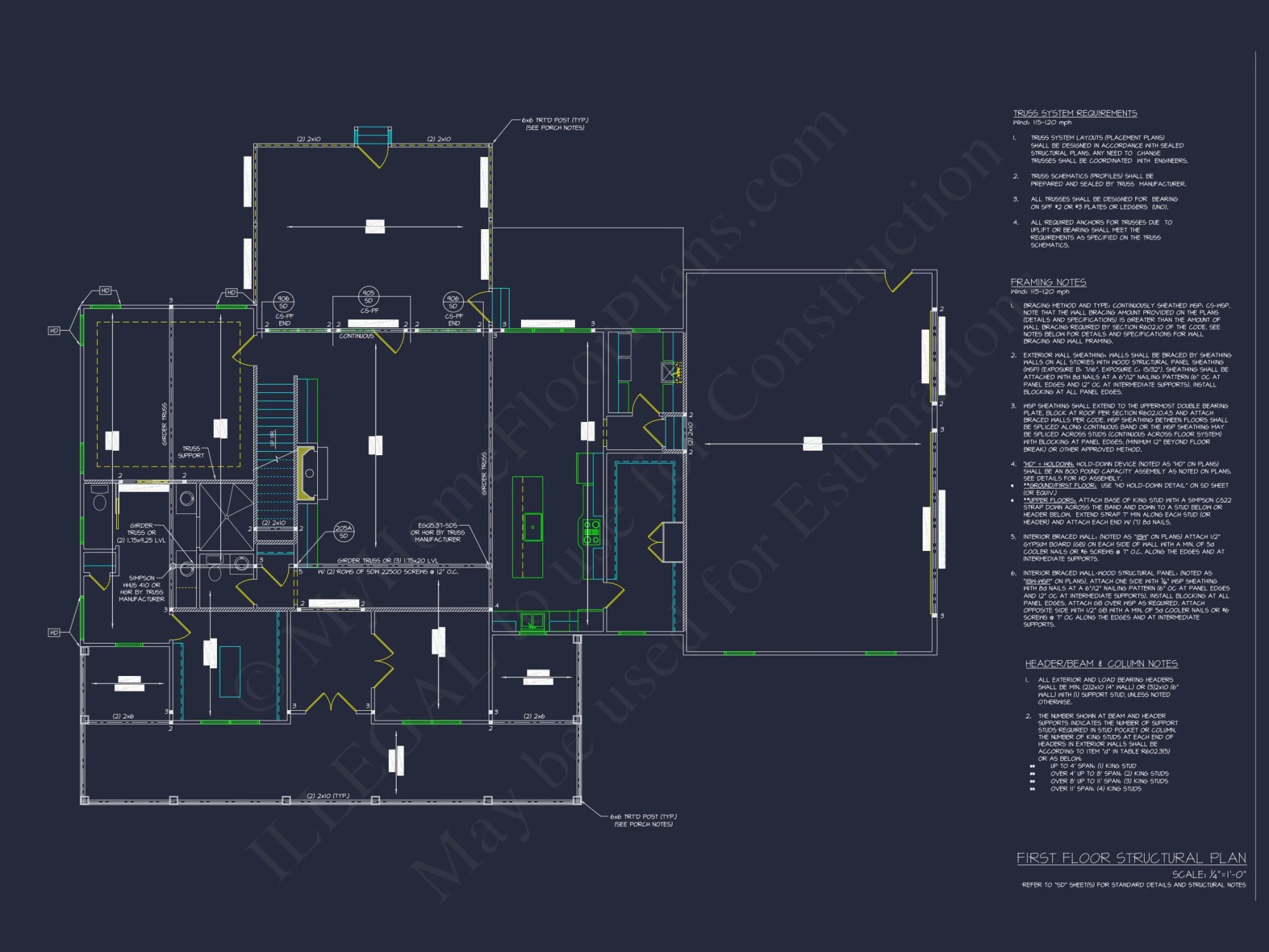 Elegant house Plan with Blueprint Designs & CAD Features