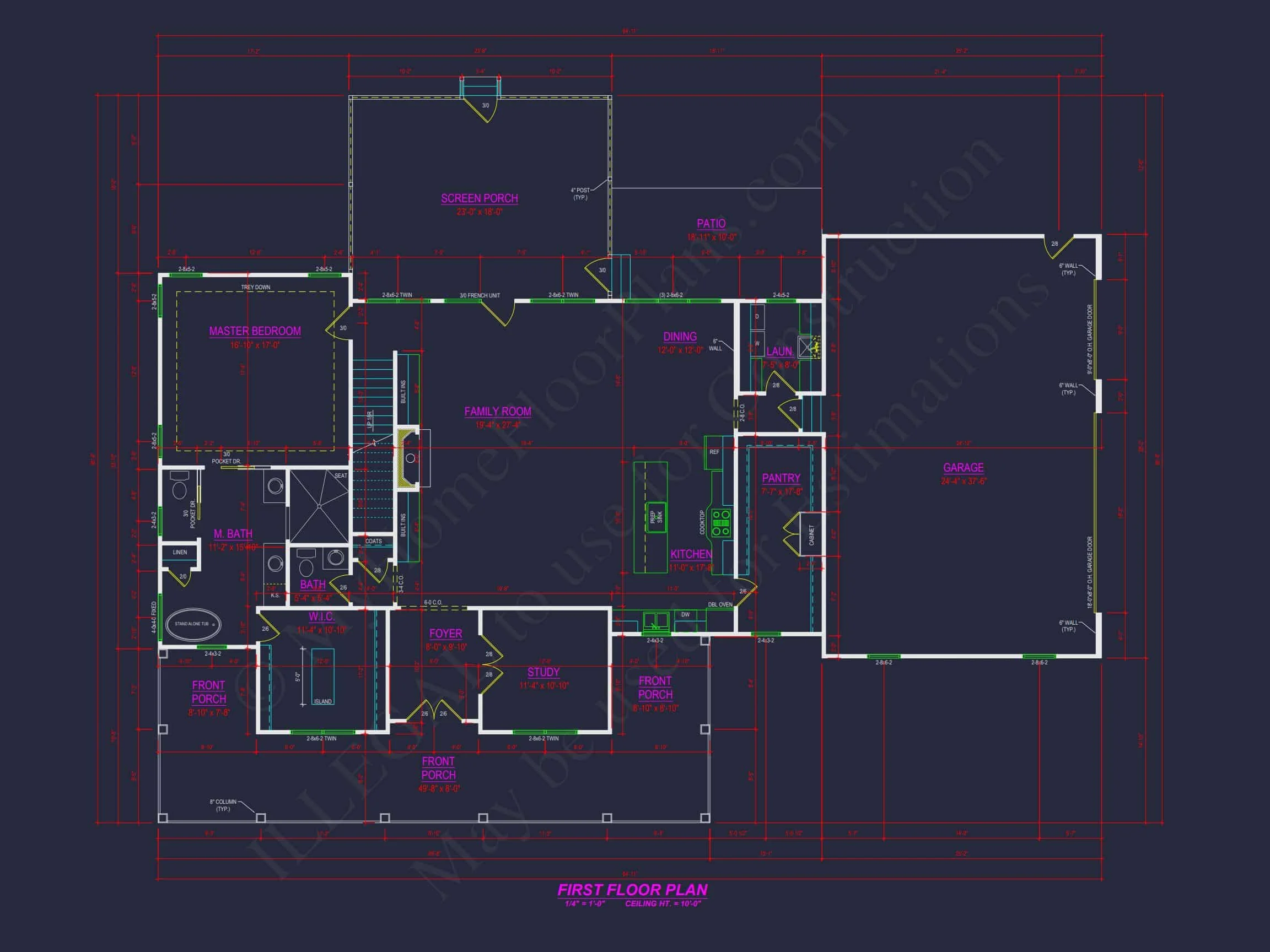 19-2092 HOUSE PLAN - Elegant House Plan with Blueprint Designs & CAD Features 8 Elegant house Plan with Blueprint Designs & CAD Features