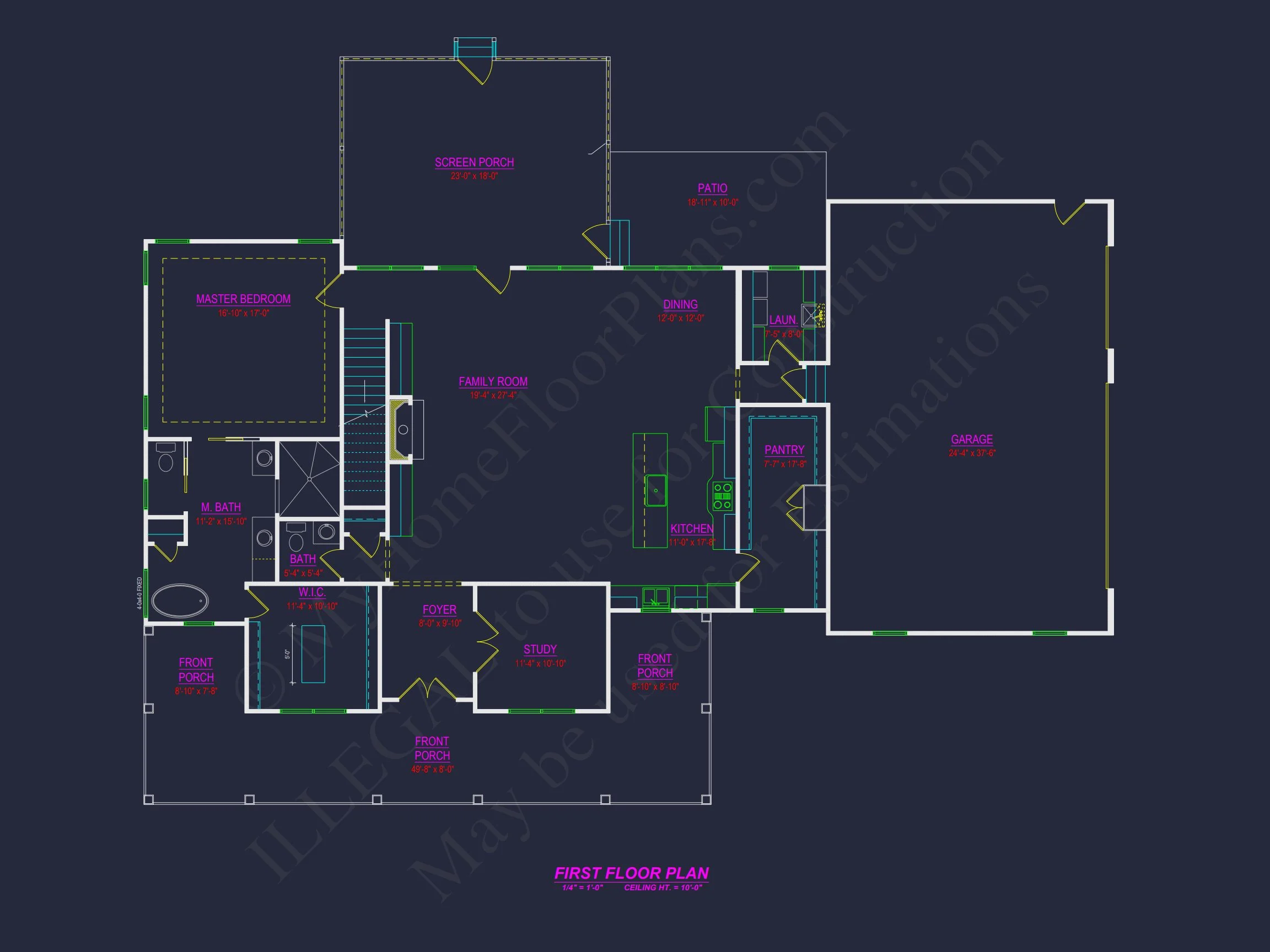 19-2092 HOUSE PLAN - Elegant House Plan with Blueprint Designs & CAD Features 6 Elegant house Plan with Blueprint Designs & CAD Features