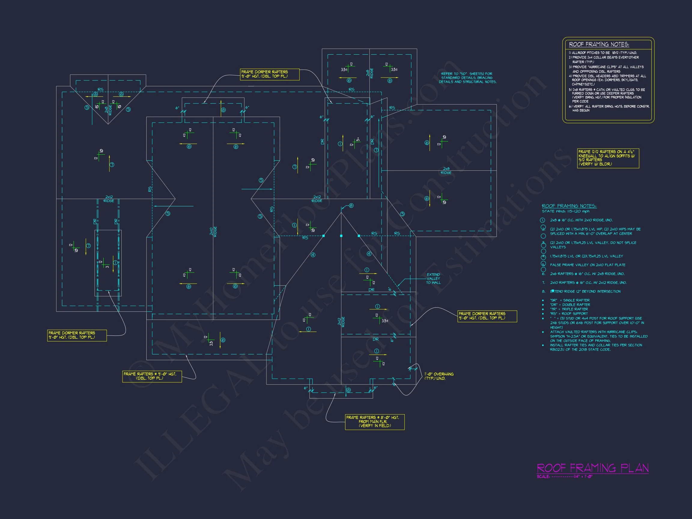 19-1518 HOUSE PLAN - Classic Craftsman House Plan with Spacious Floor Designs in CAD 11 Classic Craftsman house Plan with Spacious Floor Designs in CAD