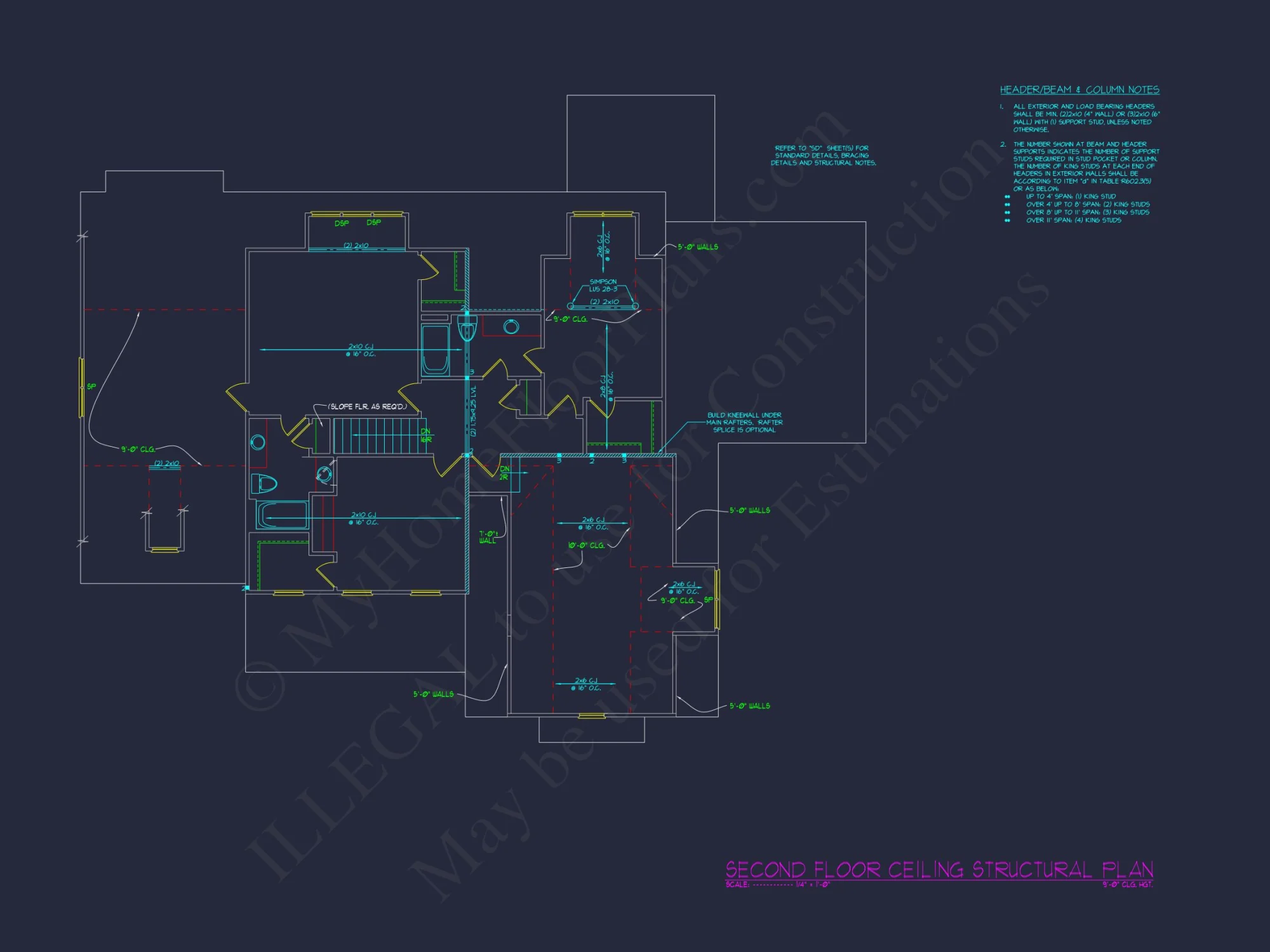 Classic Craftsman house Plan with Spacious Floor Designs in CAD