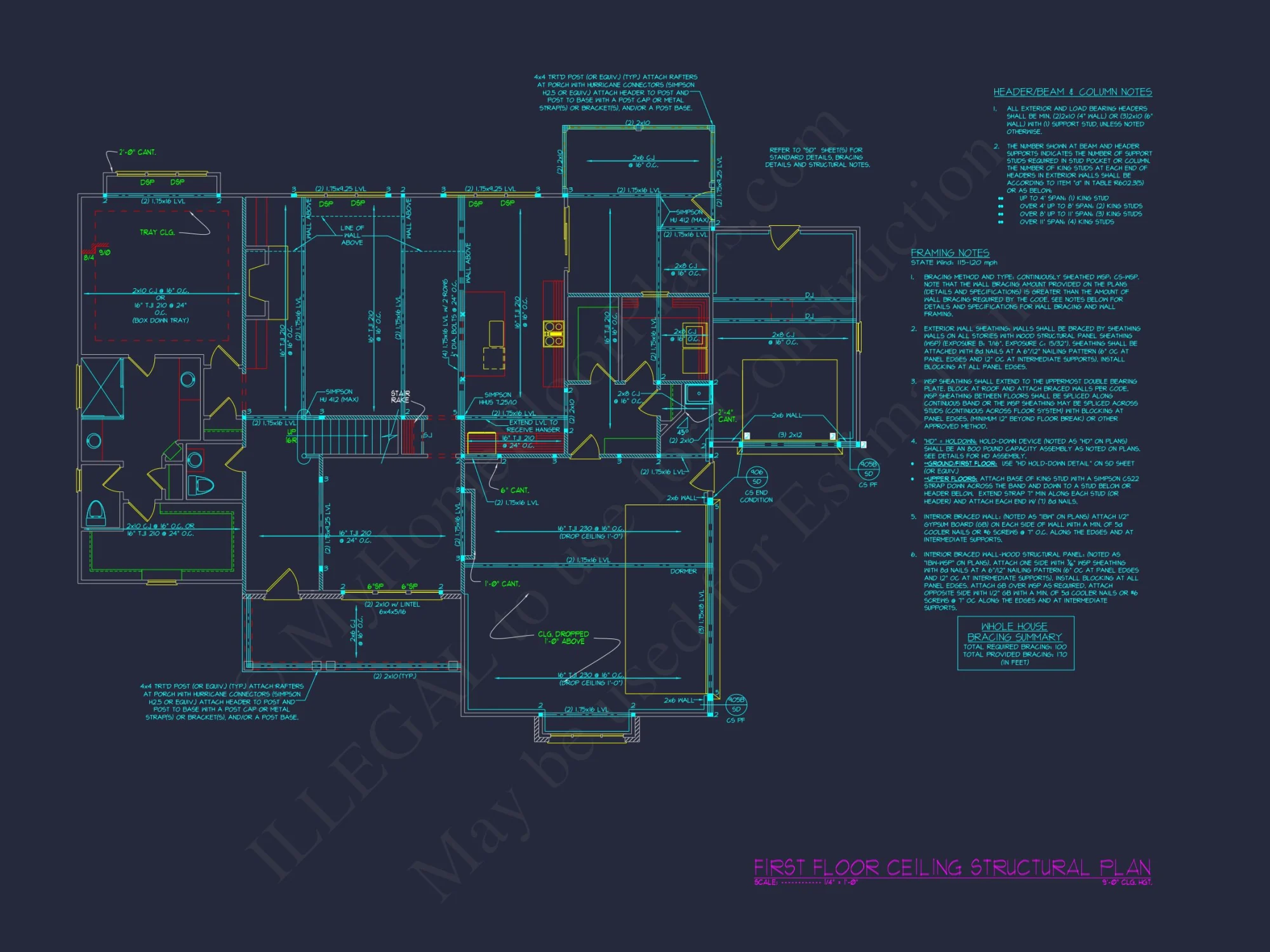 Classic Craftsman house Plan with Spacious Floor Designs in CAD