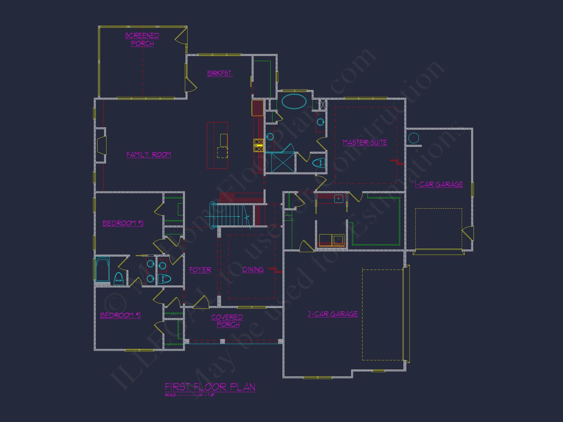 Gorgeous house Floor Plan with Craftsman Design
