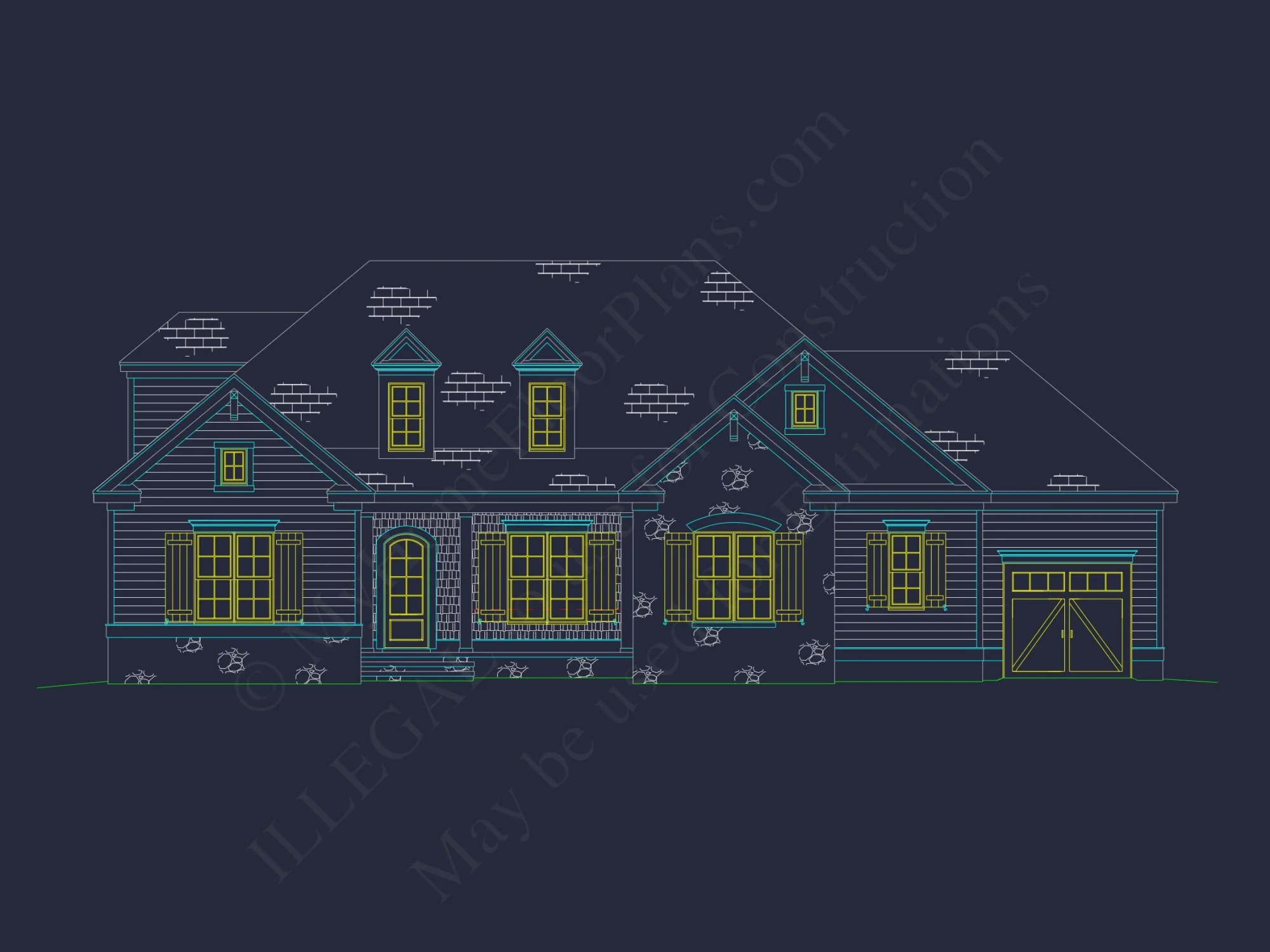 Gorgeous house Floor Plan with Craftsman Design
