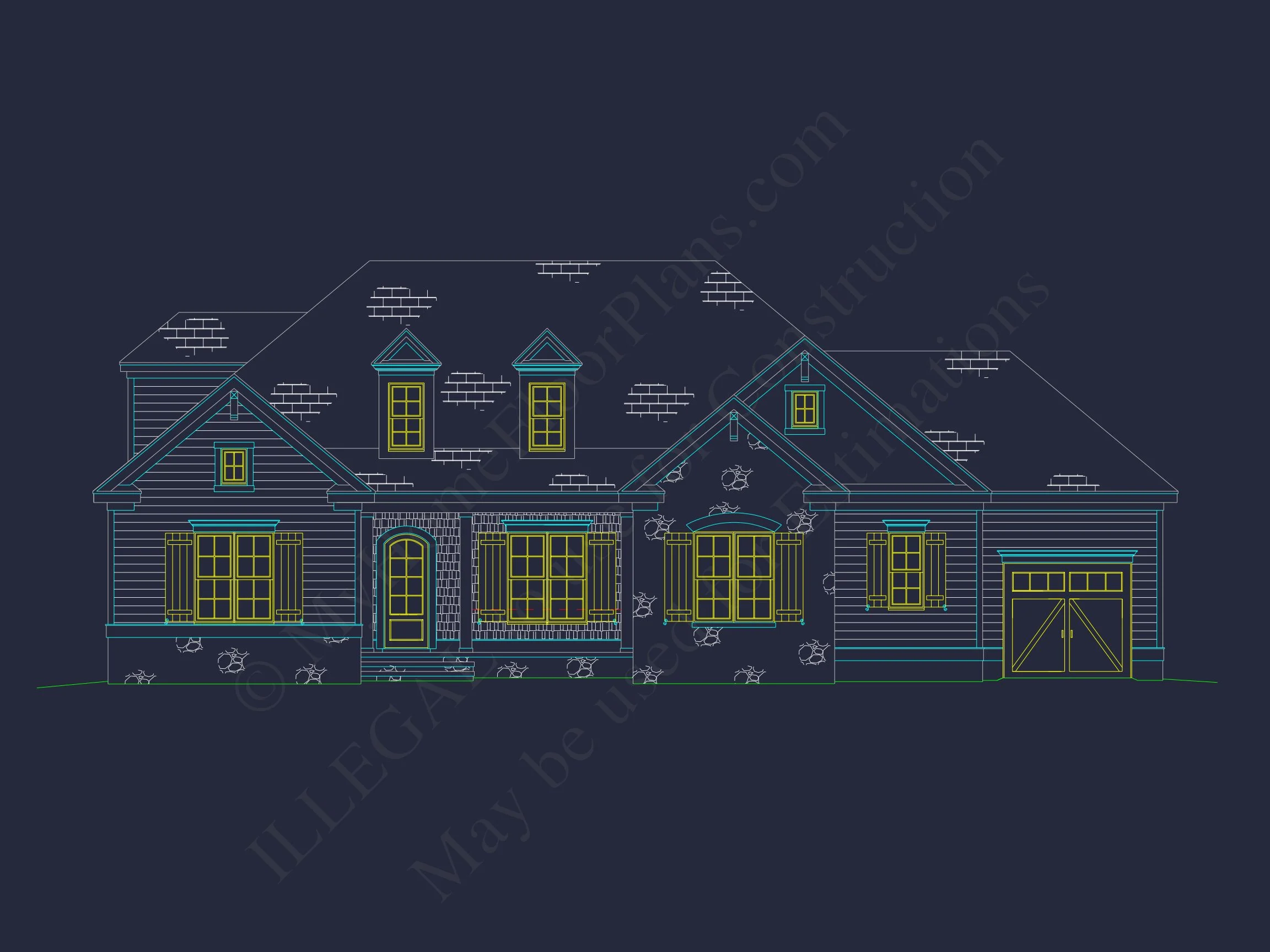 Gorgeous house Floor Plan with Craftsman Design