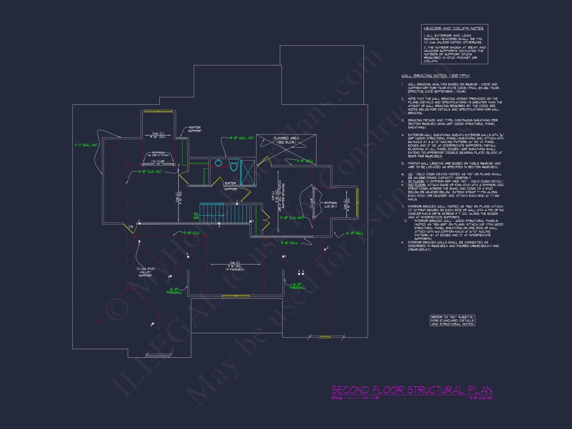 Beautiful 2-Story house Plan with CAD Blueprints & Designs