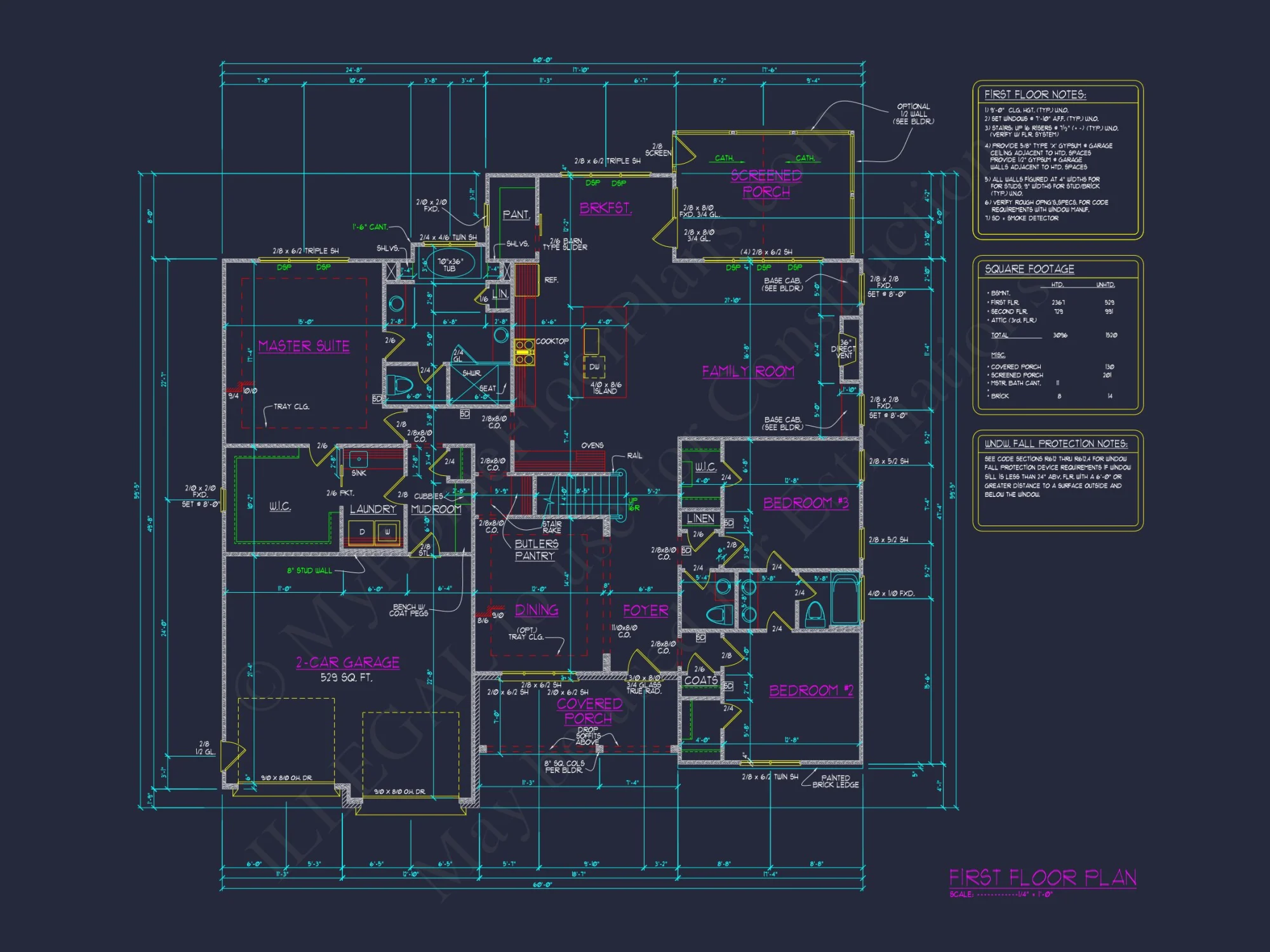 Beautiful 2-Story house Plan with CAD Blueprints & Designs