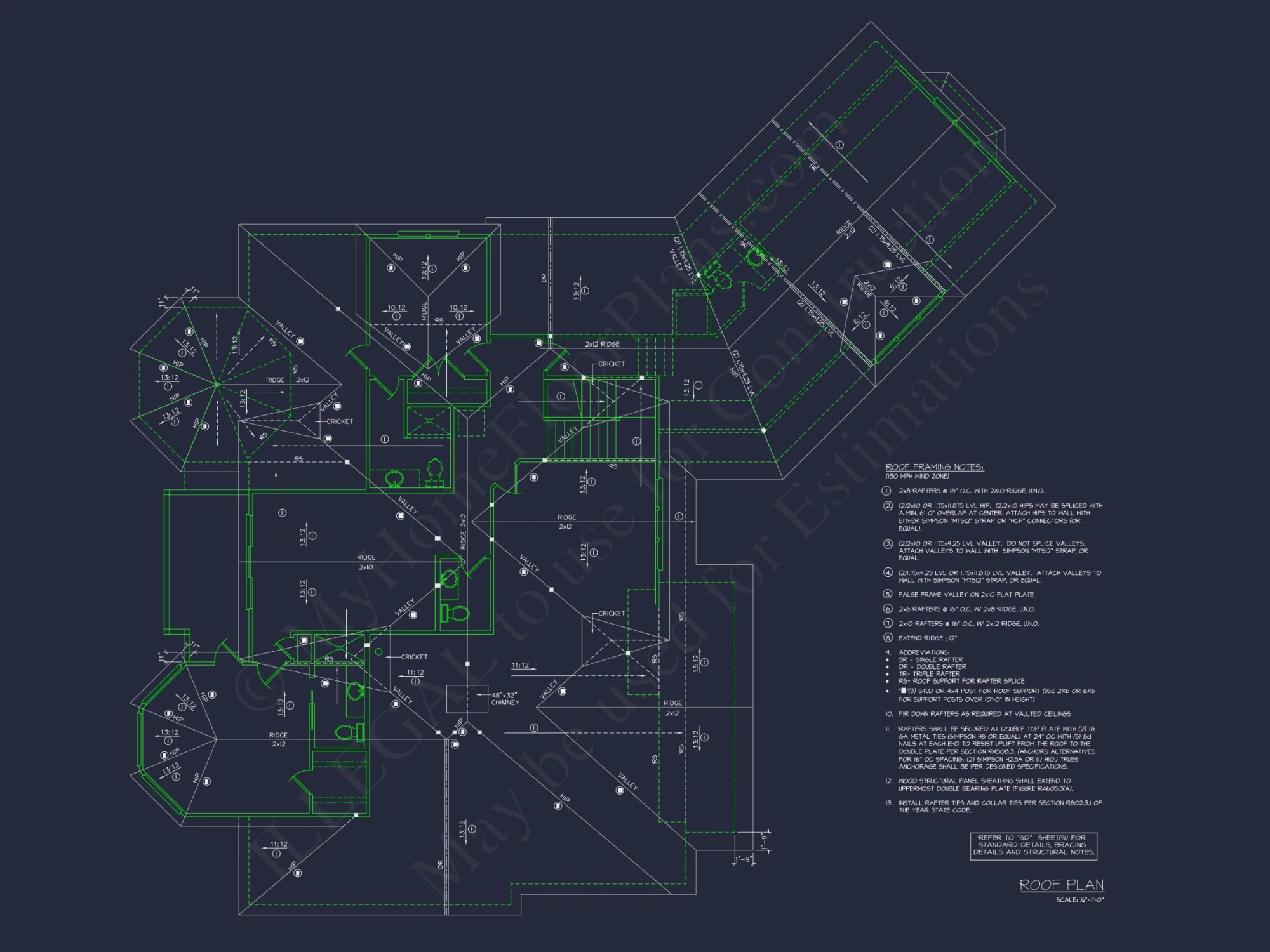 Stunning house Plan Featuring 3, 565 Sqft, CAD Designs & Floor Plans