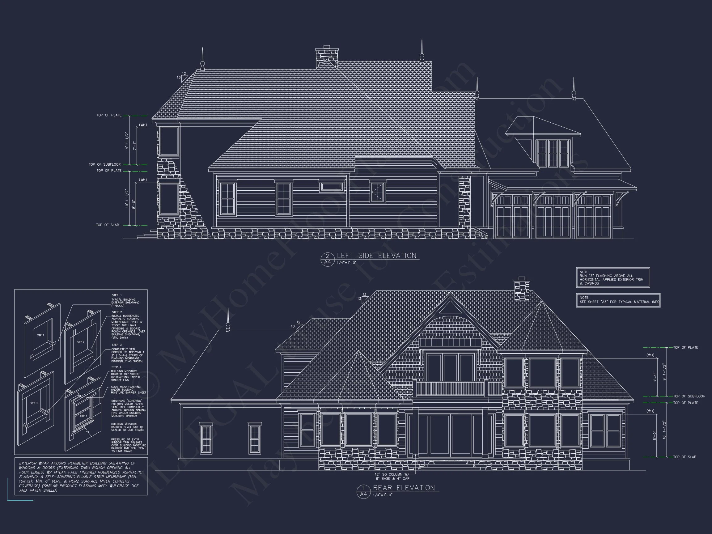 Stunning house Plan Featuring 3, 565 Sqft, CAD Designs & Floor Plans