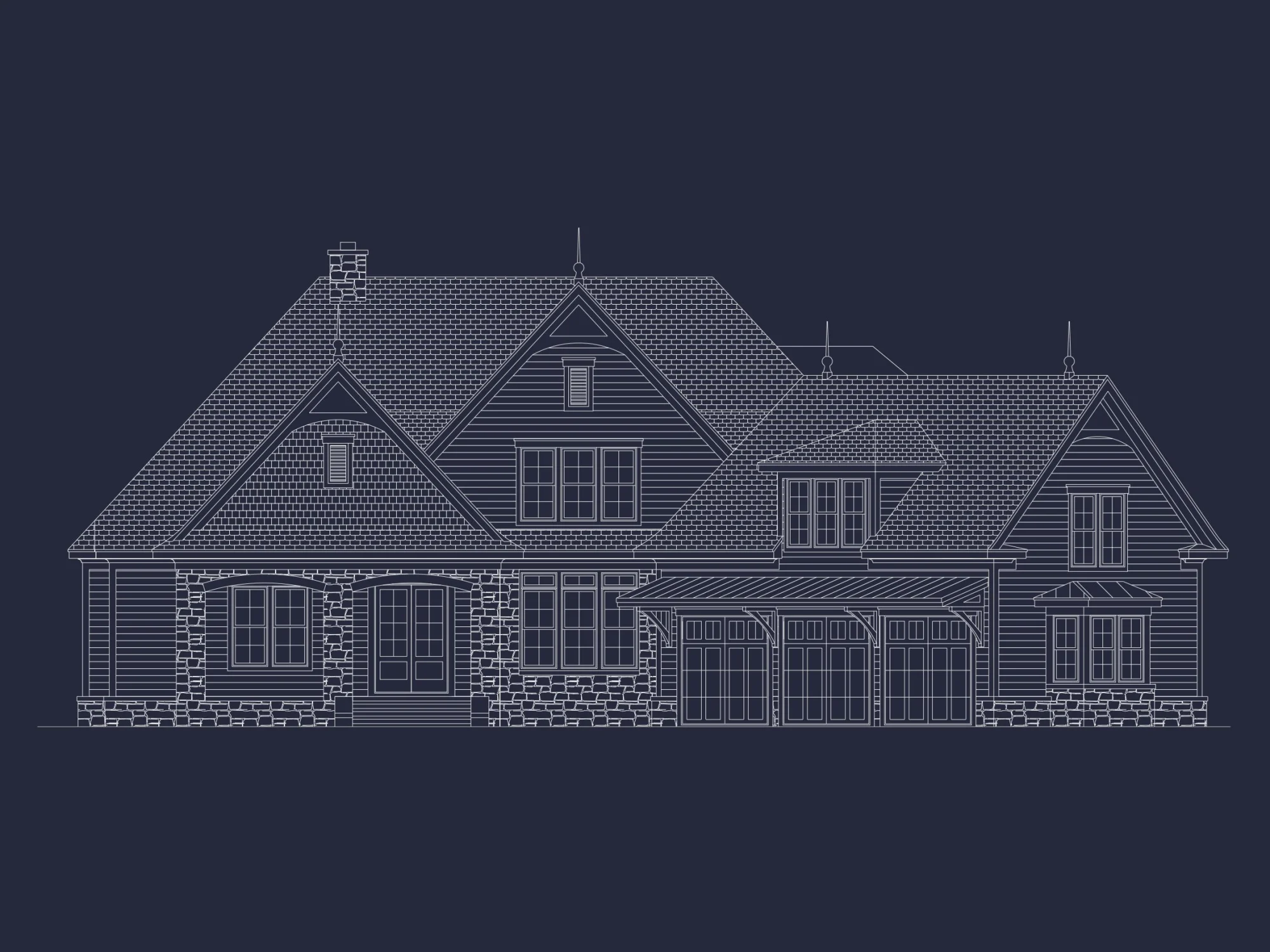 Stunning house Plan Featuring 3, 565 Sqft, CAD Designs & Floor Plans