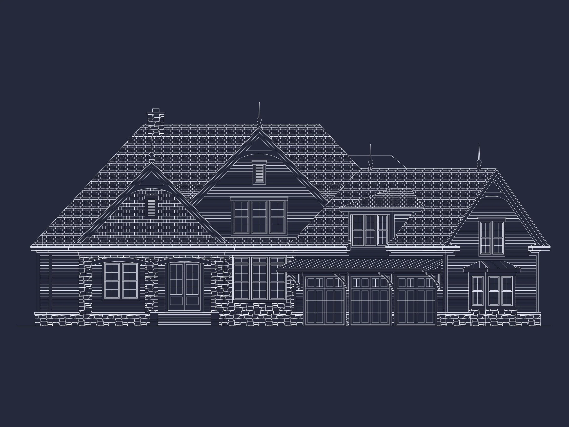 Stunning house Plan Featuring 3, 565 Sqft, CAD Designs & Floor Plans