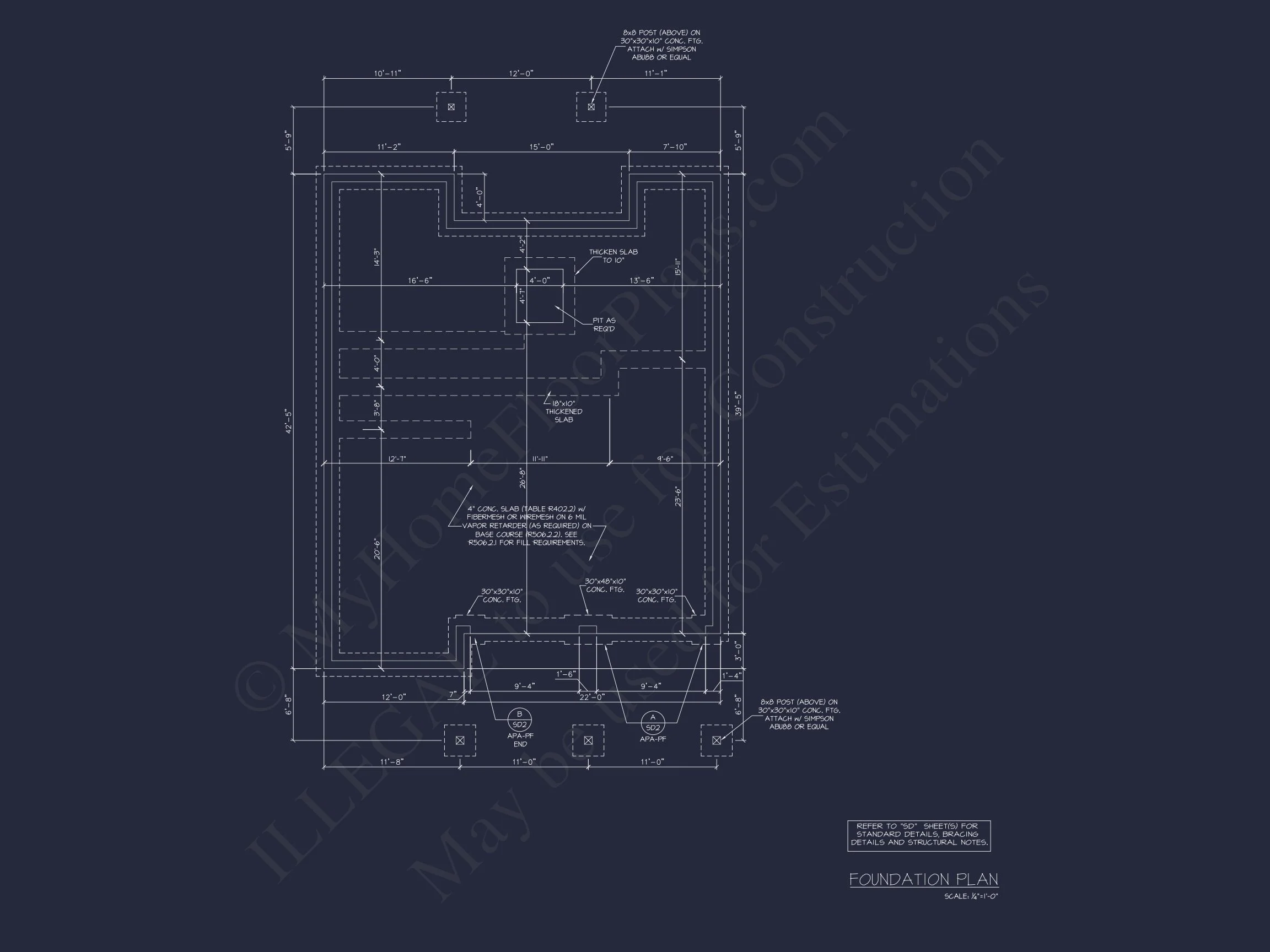 Elegant house Plan with 2 Floors, CAD Blueprint & Open Designs