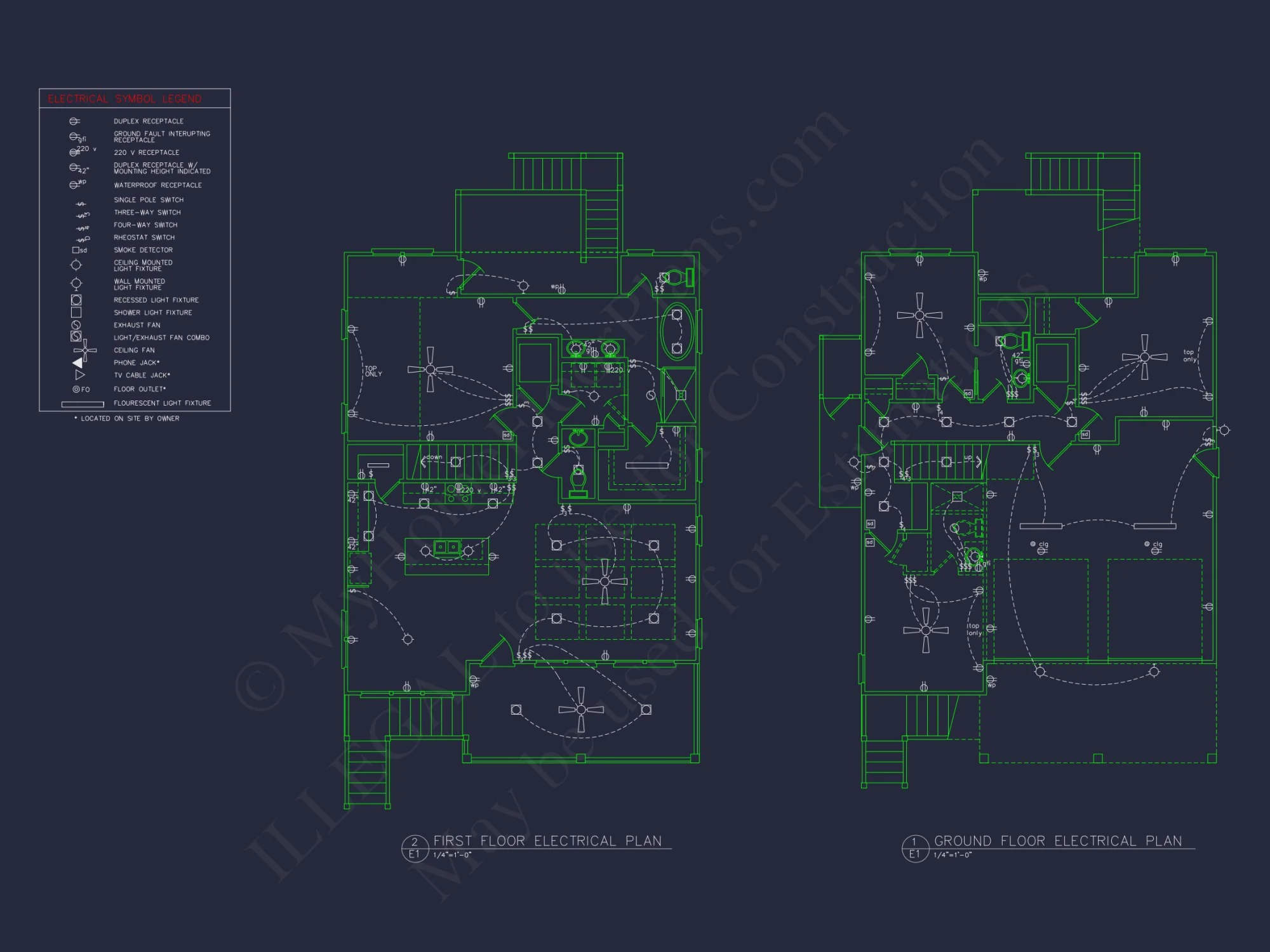 Elegant house Plan with 2 Floors, CAD Blueprint & Open Designs