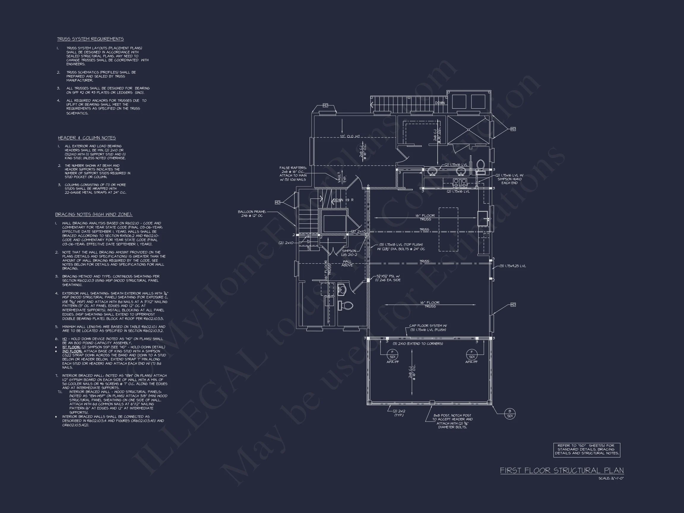 Beautiful house Plan With Coastal Design and CAD Blueprints