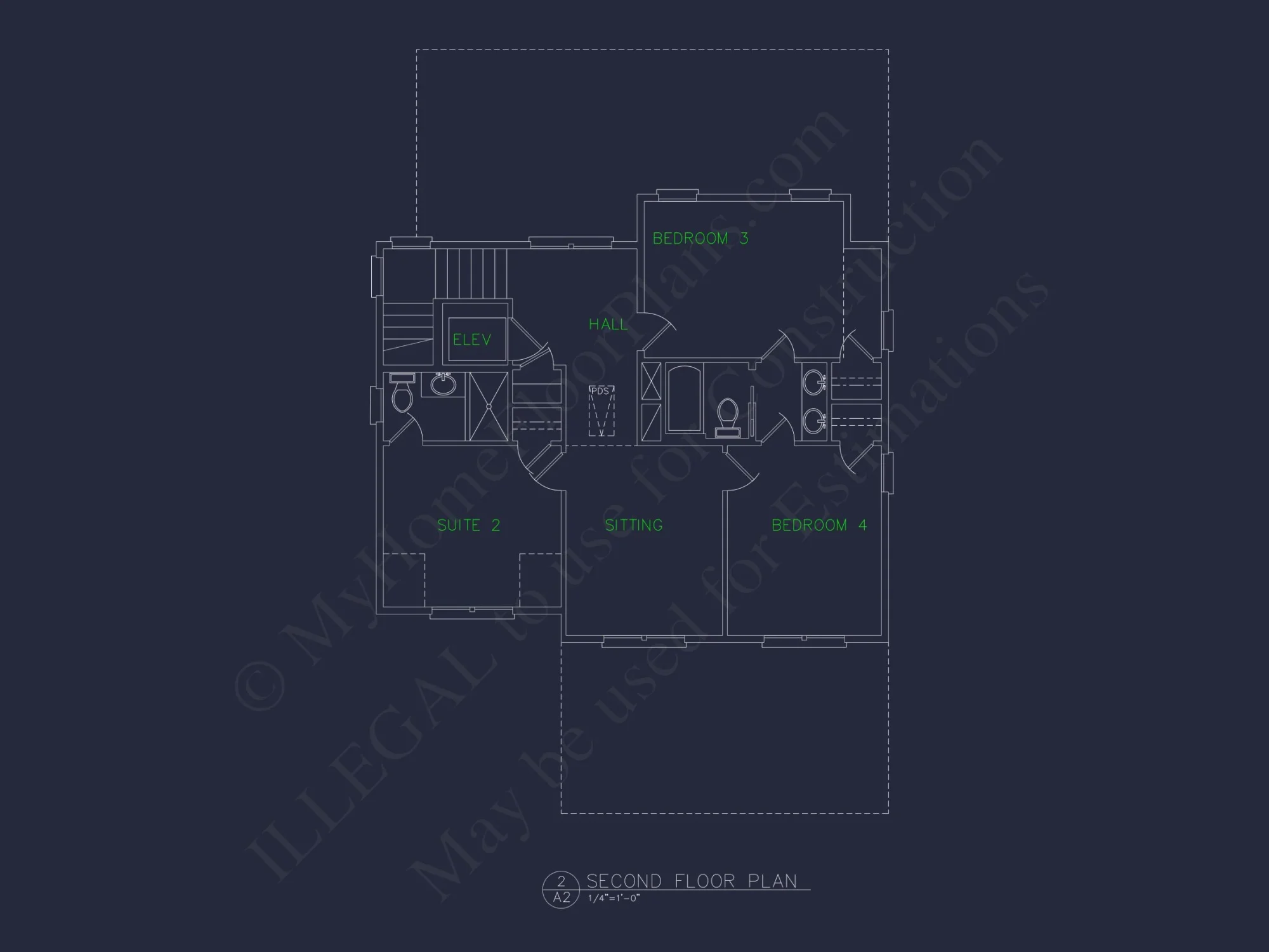 Beautiful house Plan With Coastal Design and CAD Blueprints