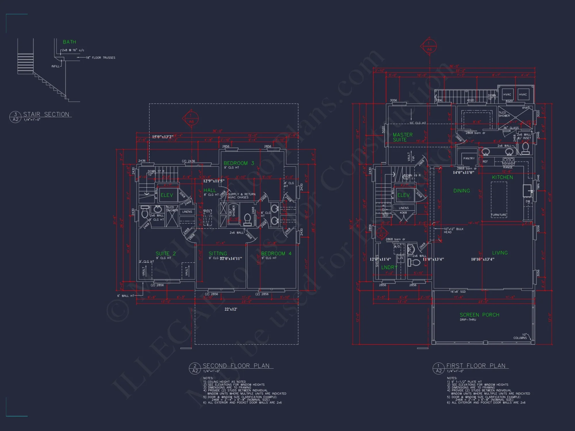 Beautiful house Plan With Coastal Design and CAD Blueprints