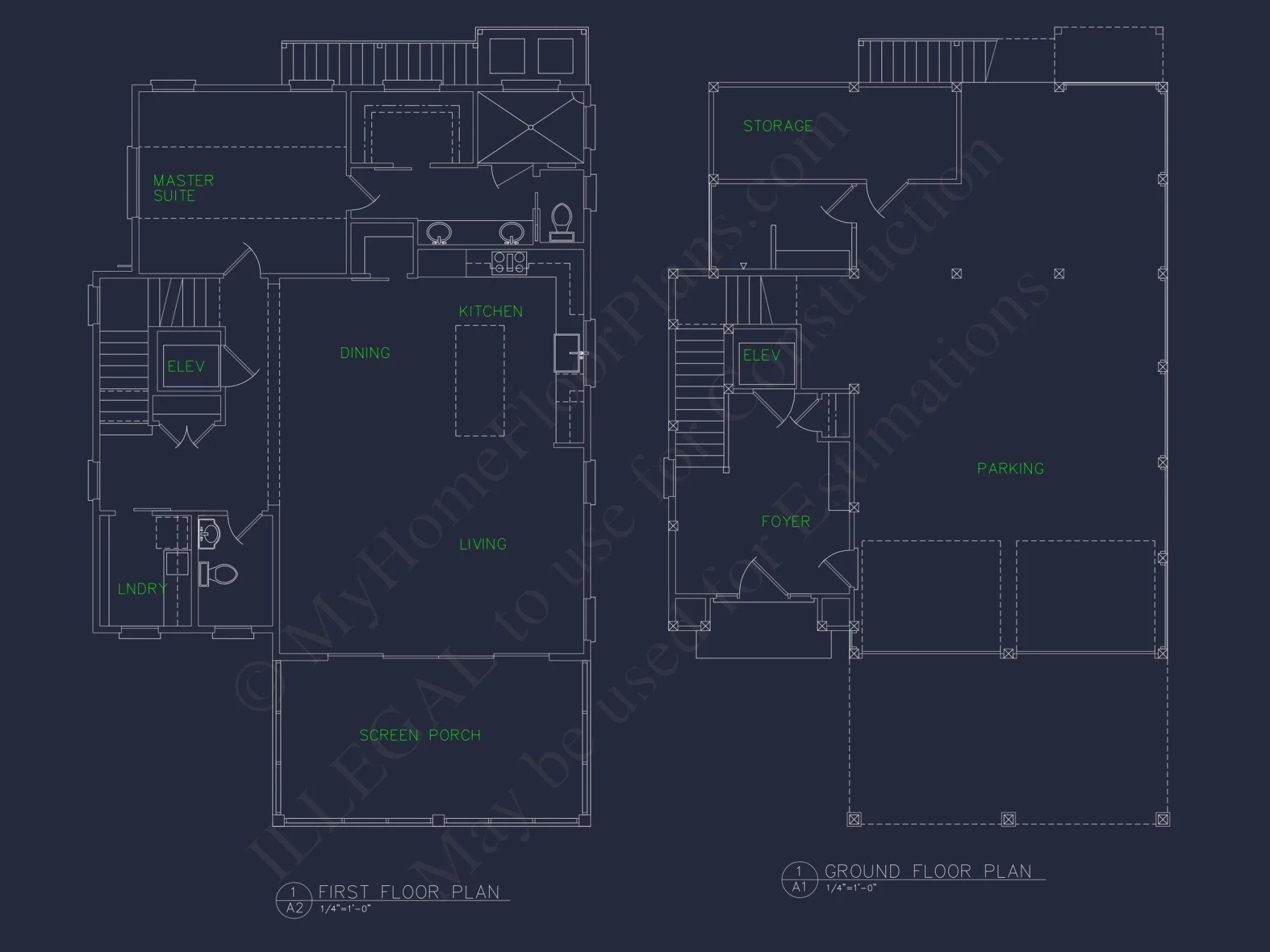 Beautiful house Plan With Coastal Design and CAD Blueprints