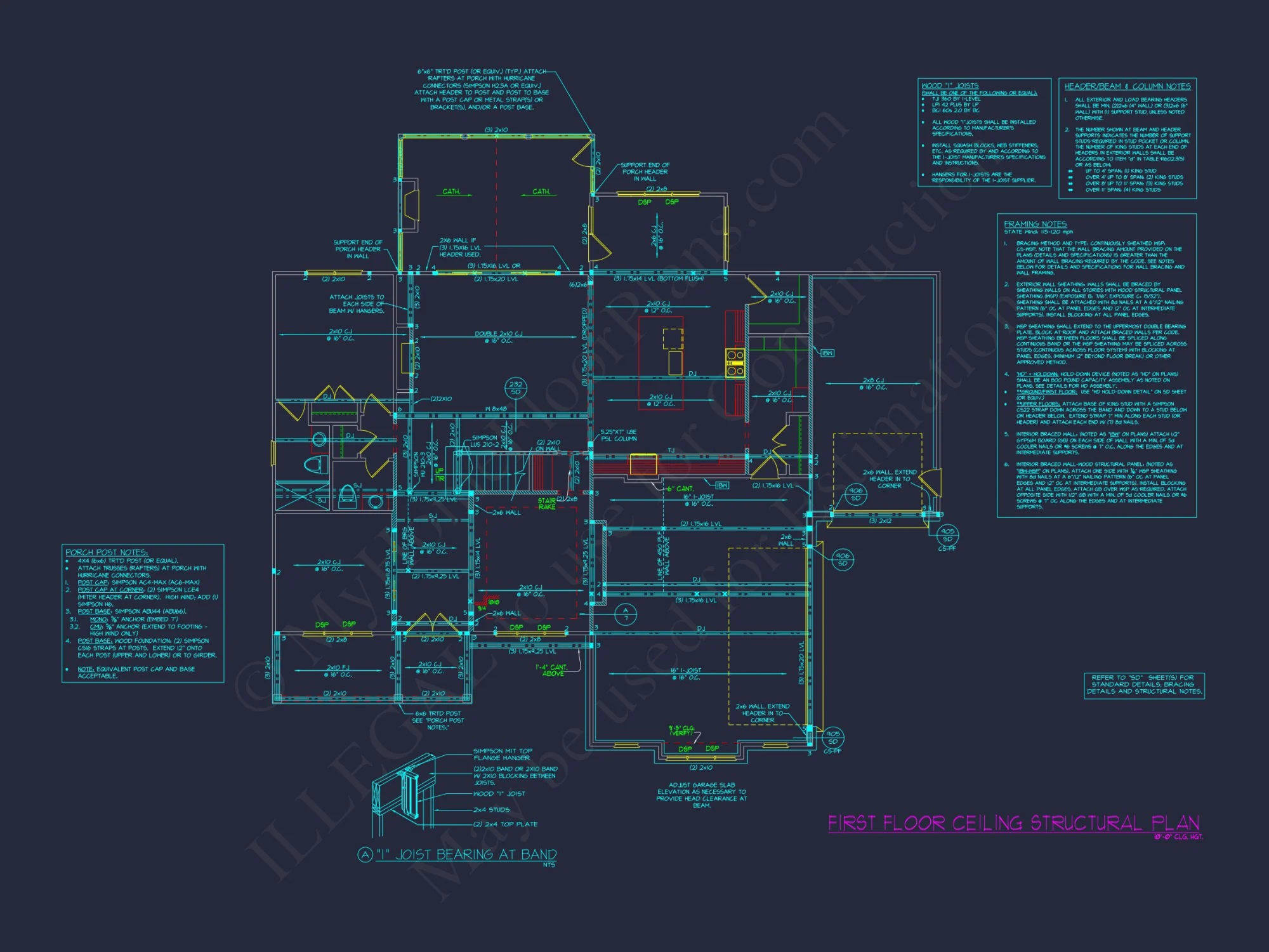 Modern Craftsman house Plan - 3, 978 Sq. Ft., 4 Beds, 2.5-Story