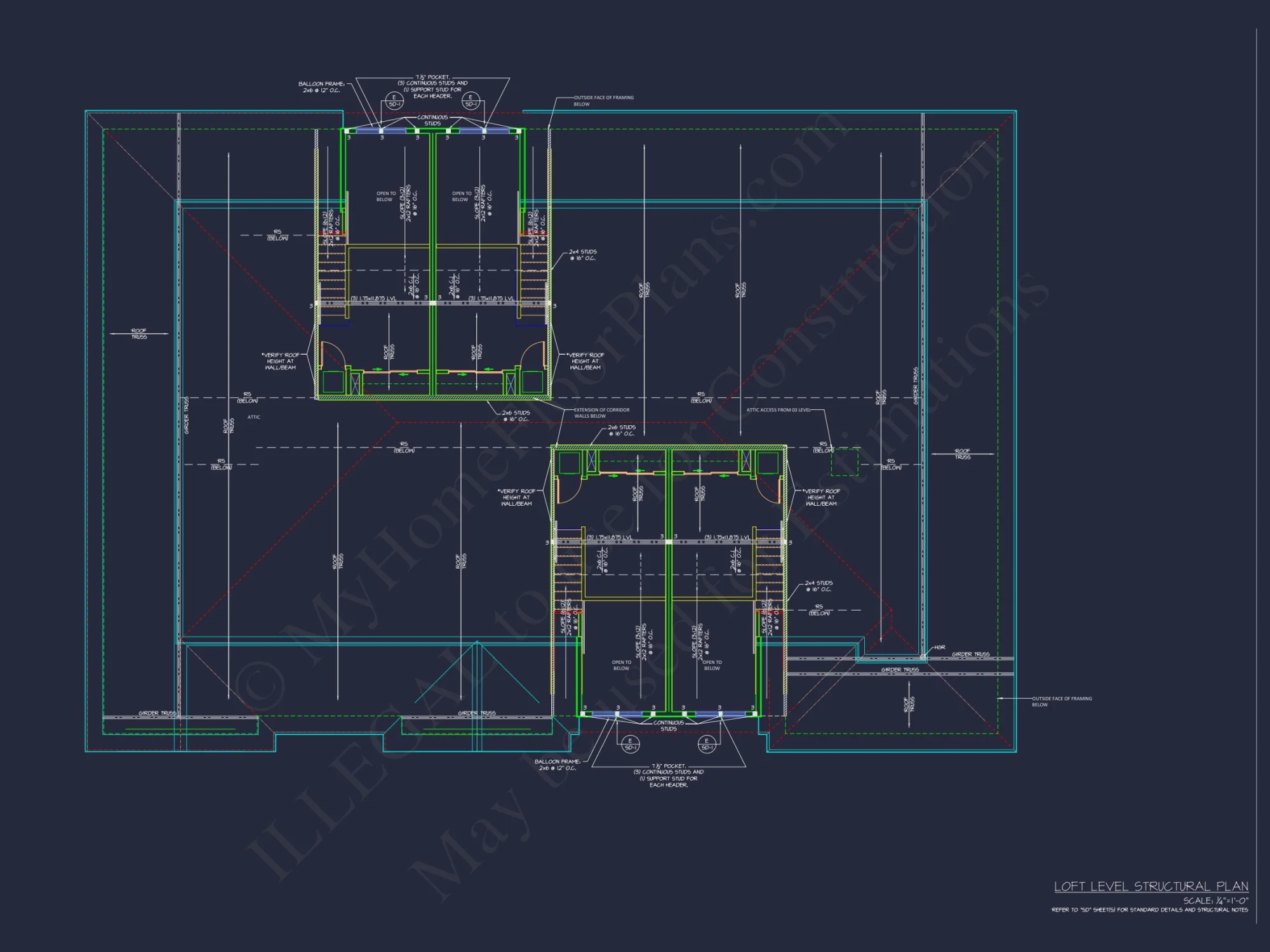 Modern Apartment Complex house Plan with Architectural Blueprints