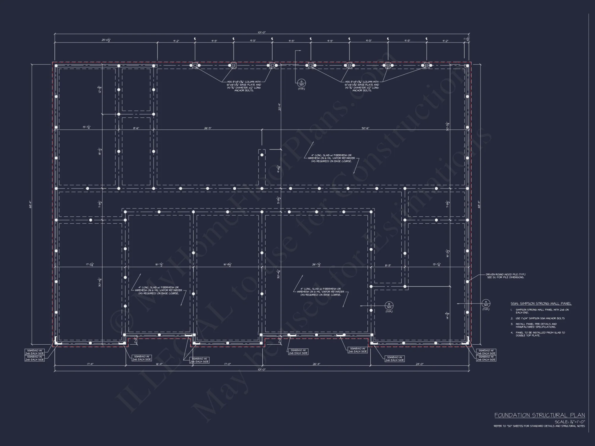 Modern Apartment Complex house Plan with Architectural Blueprints