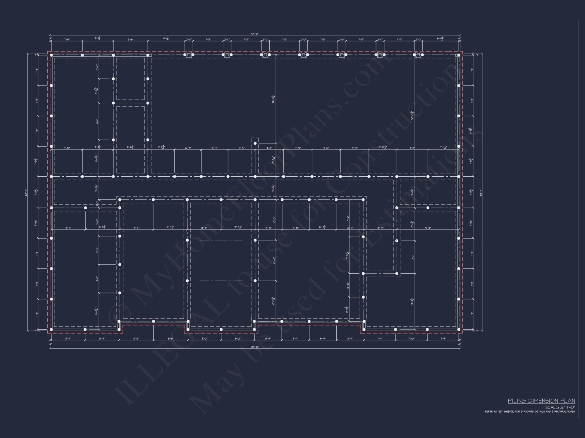 Modern Apartment Complex house Plan with Architectural Blueprints