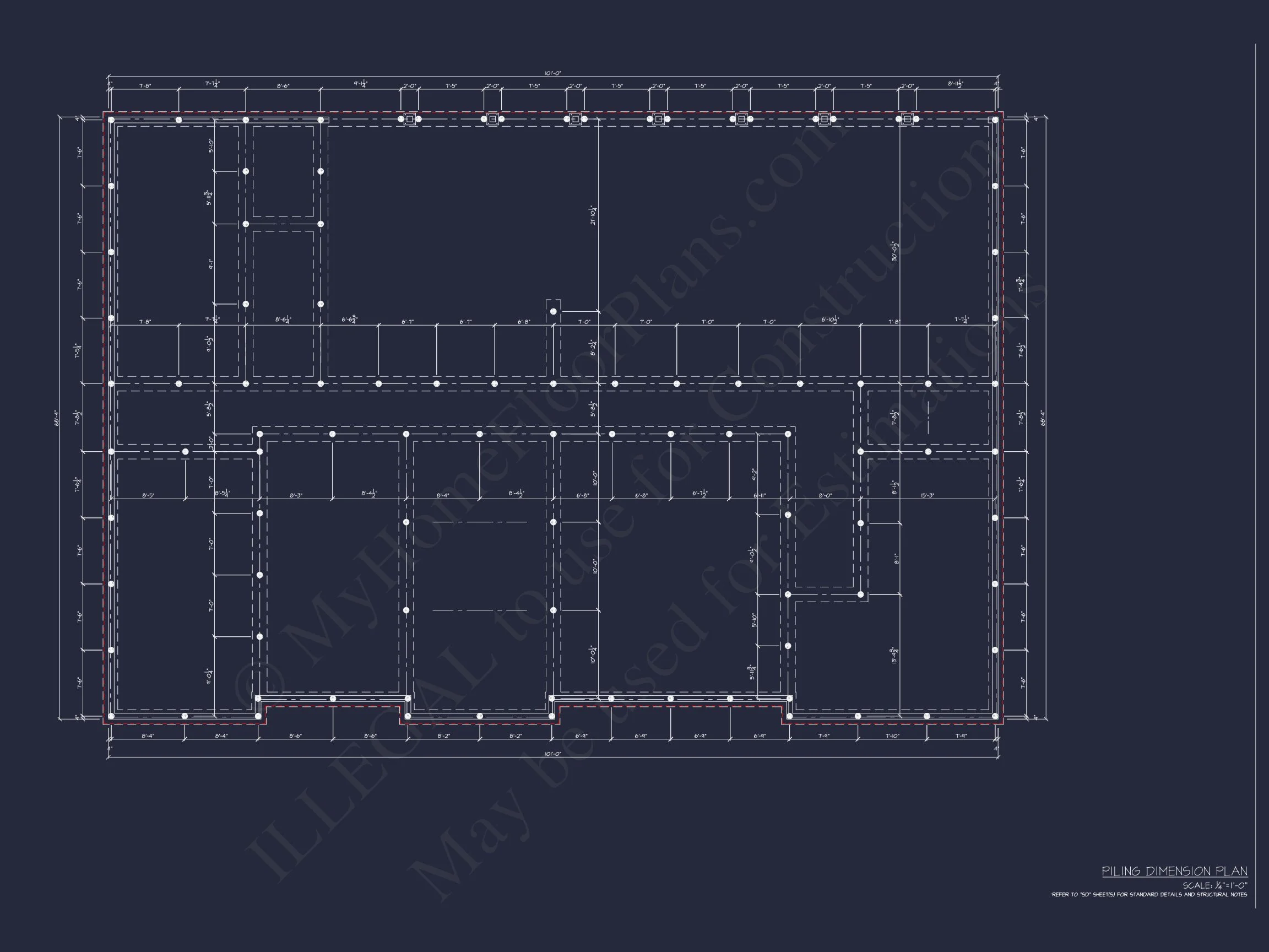 Modern Apartment Complex house Plan with Architectural Blueprints