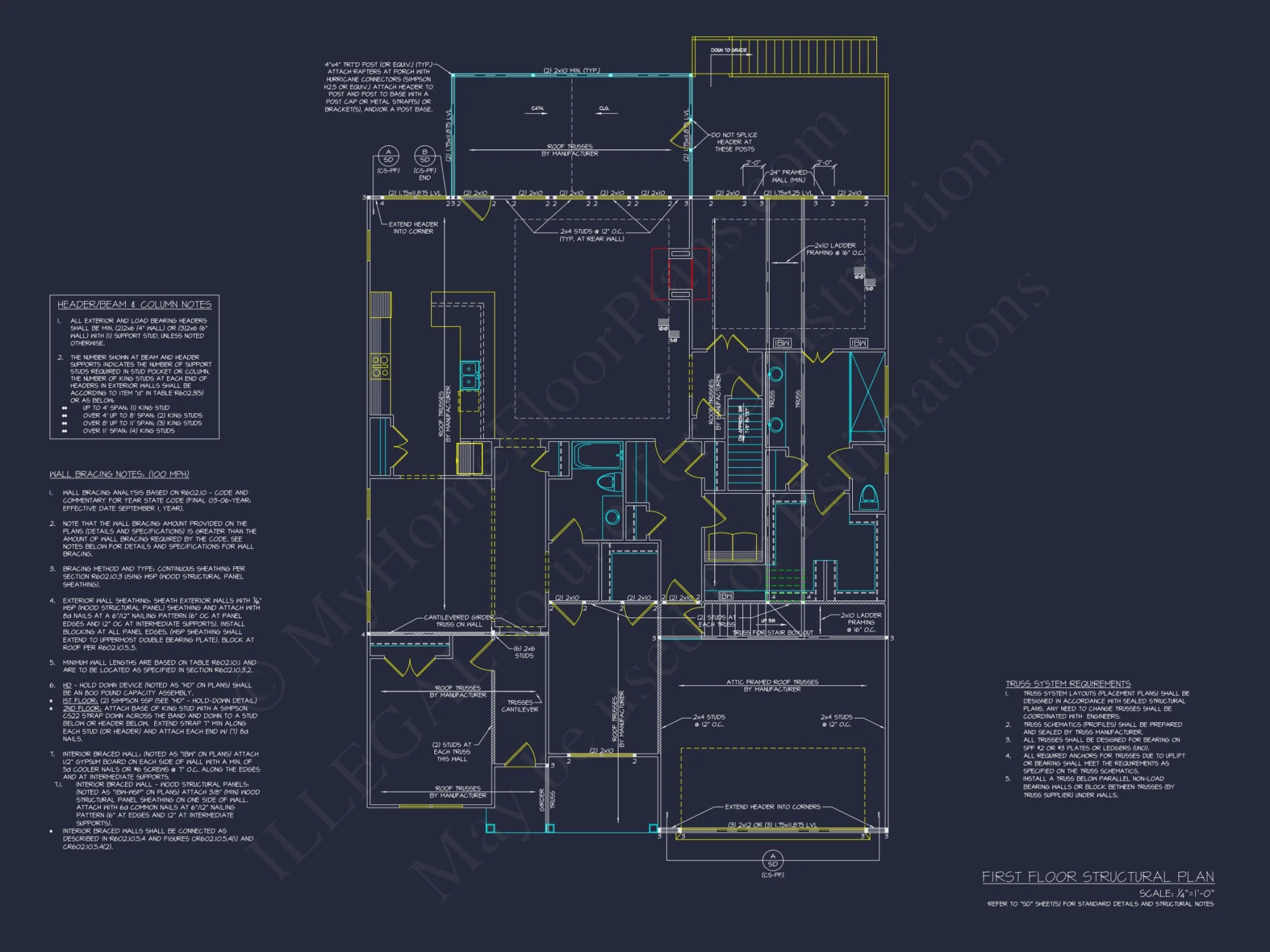 Architectural house Design with CAD Floor Plans and Blueprints