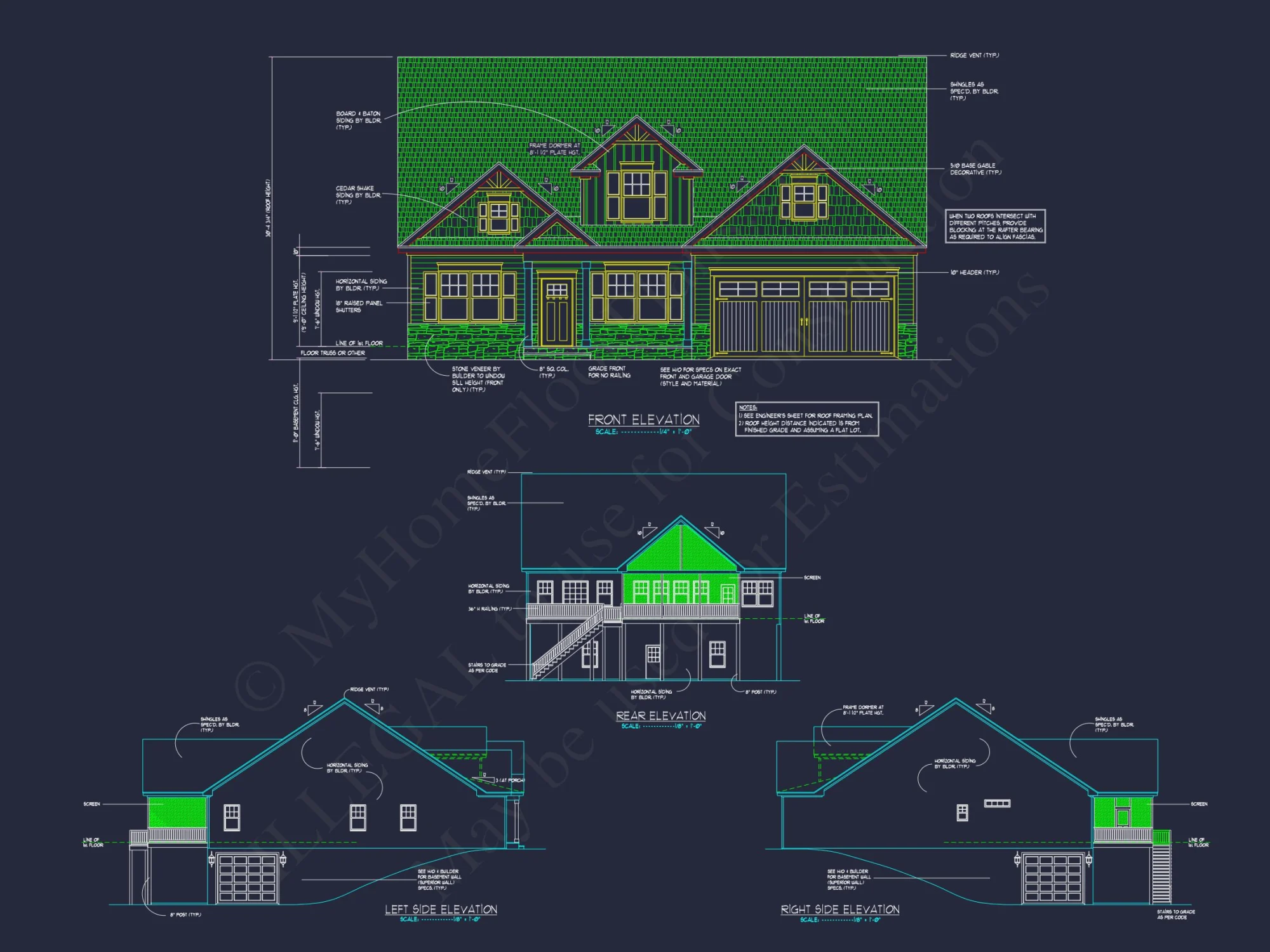 Architectural house Design with CAD Floor Plans and Blueprints