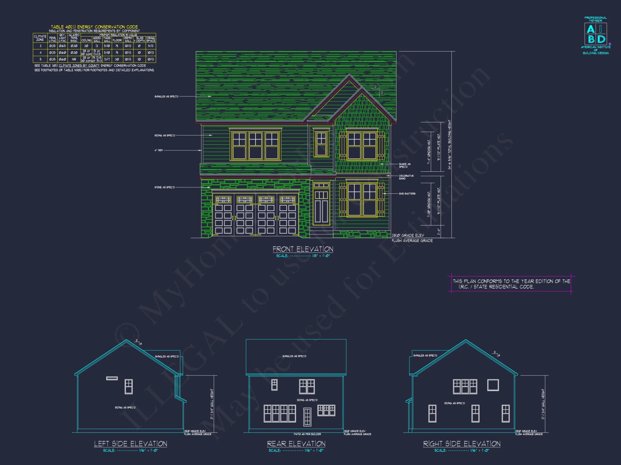 Beautiful Traditional house Plan with CAD Architecture Designs