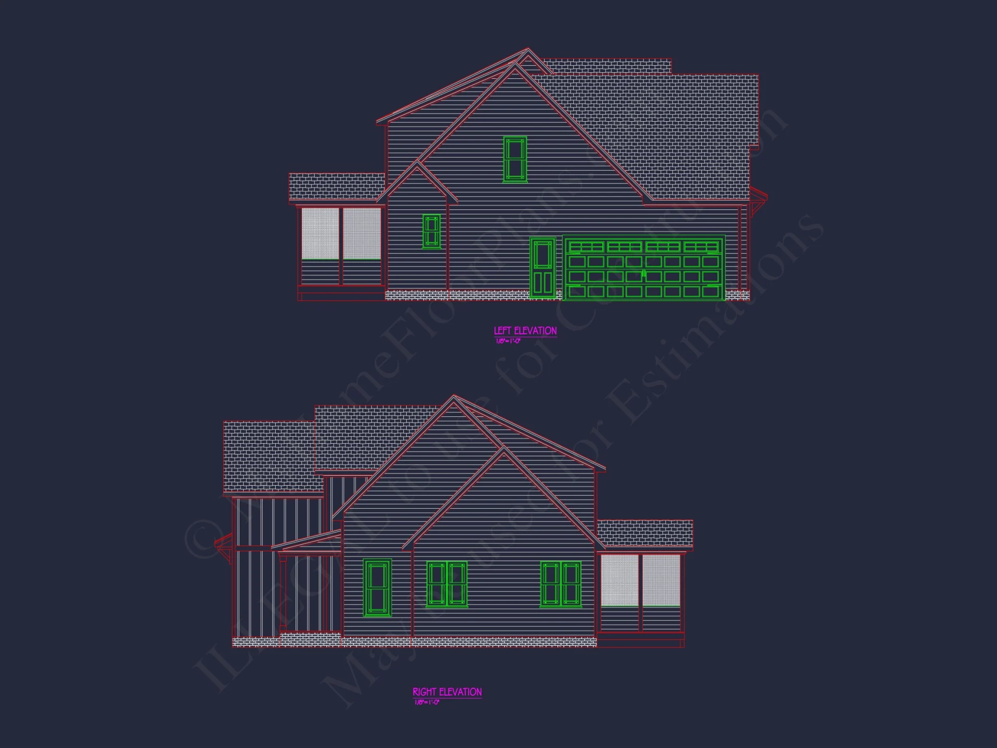 Modern Barn-Style house Plan with CAD Blueprints & Designs