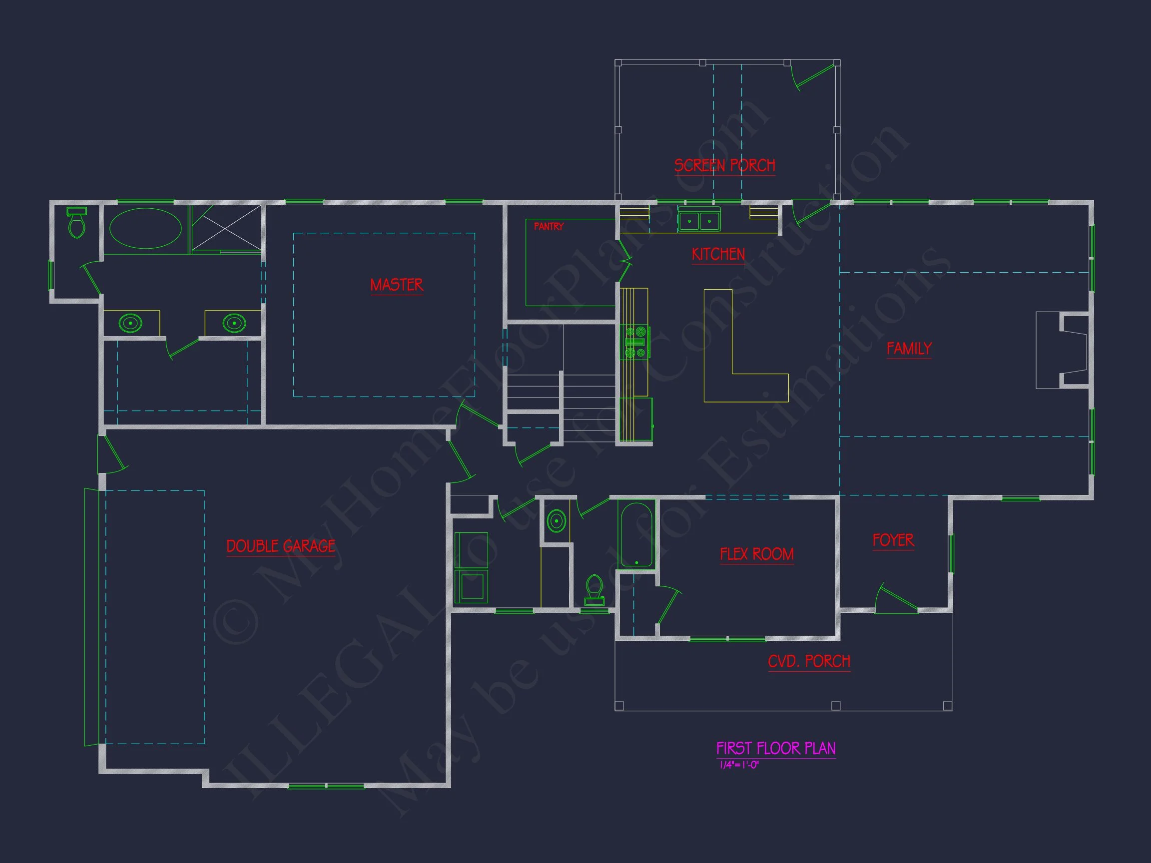 20-1113 HOUSE PLAN - Modern Barn-Style House Plan with CAD Blueprints & Designs 4 Modern Barn-Style house Plan with CAD Blueprints & Designs