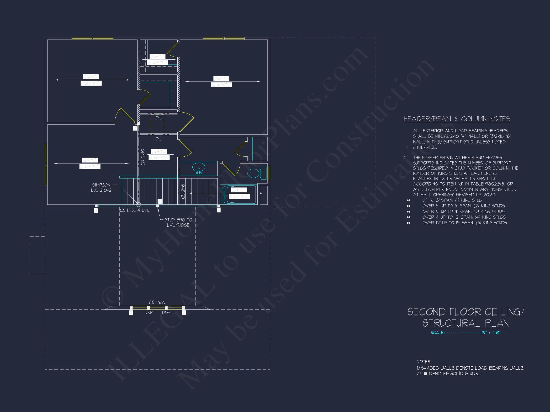 20-2154 HOUSE PLAN - Stunning House Plan with Detailed Floor Plan and CAD Designs 37 Stunning house Plan with Detailed Floor Plan and CAD Designs