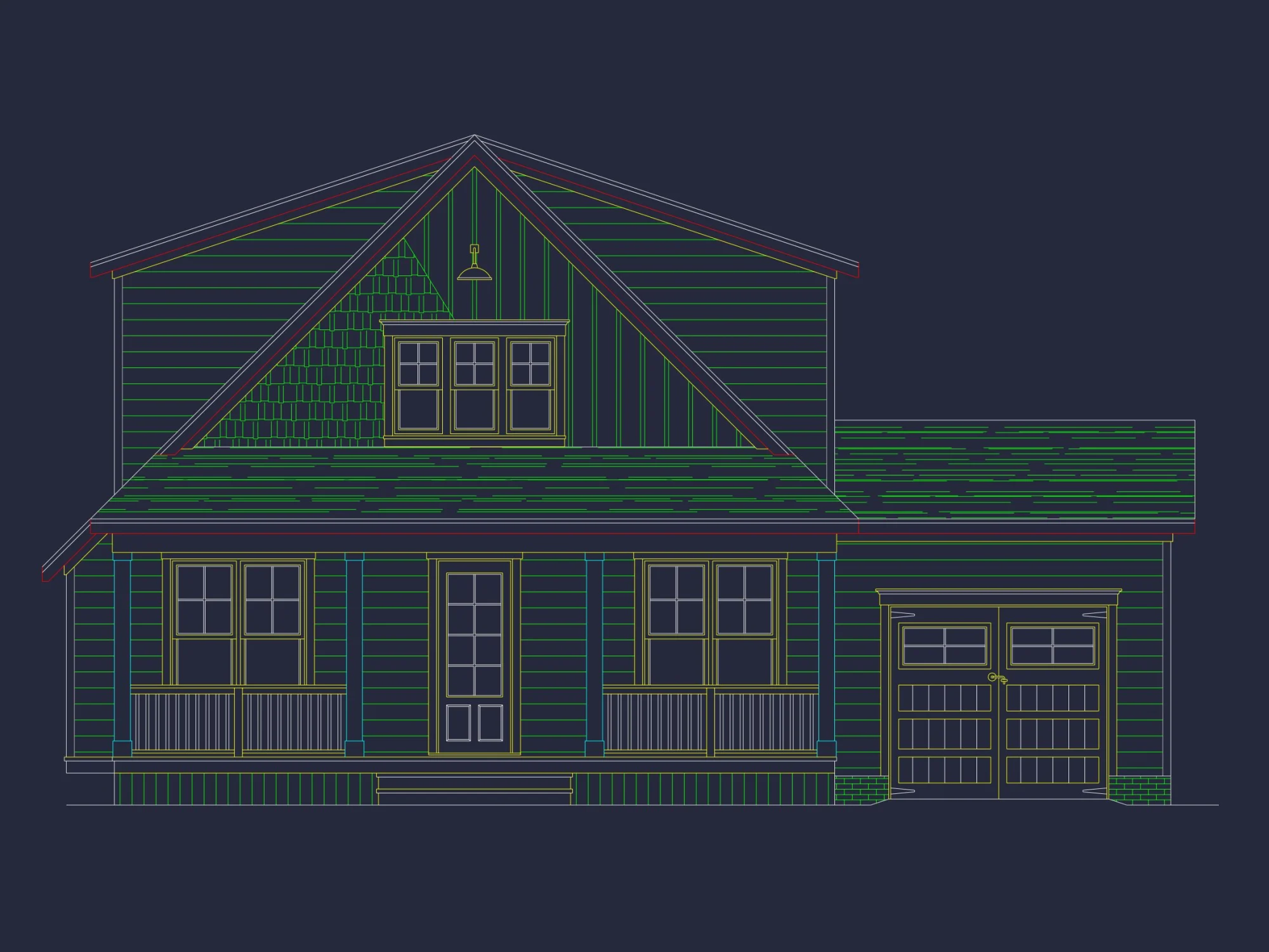 Stunning house Plan with Detailed Floor Plan and CAD Designs