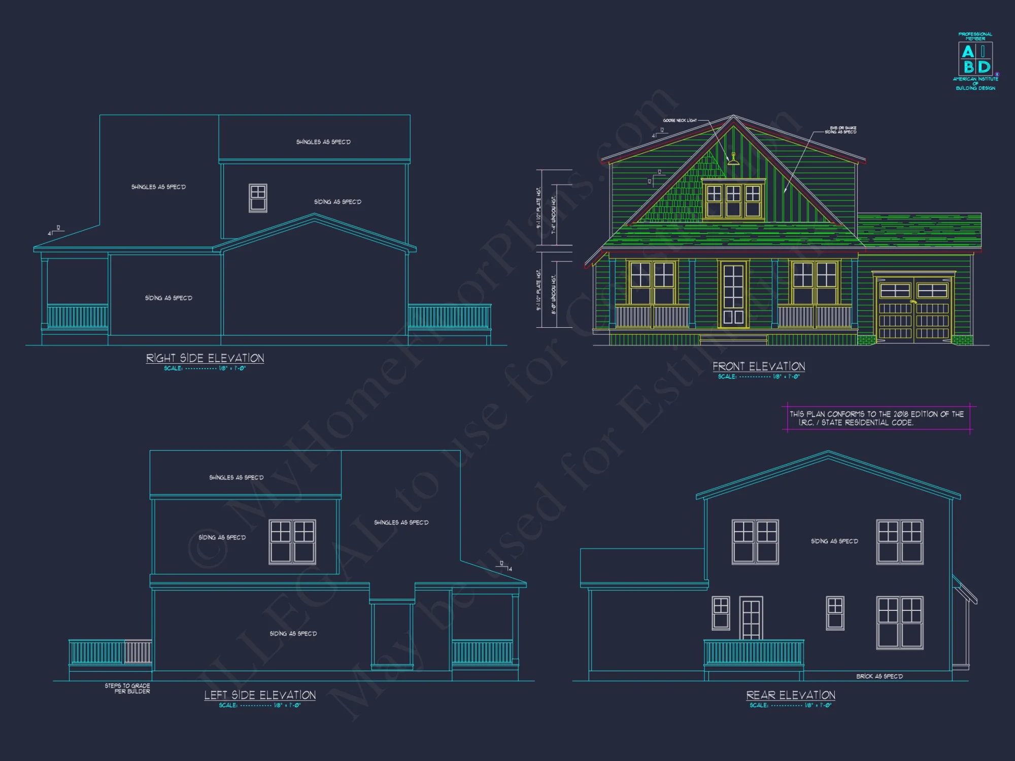 Stunning house Plan with Detailed Floor Plan and CAD Designs