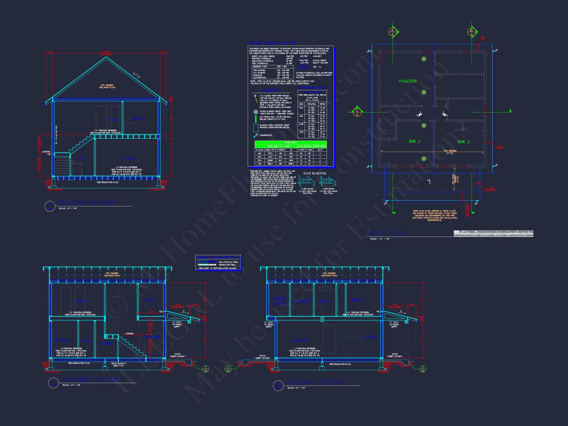 20-1622 HOUSE PLAN - Modern Farmhouse House Plan with Open Floor Plan and CAD Designs 8 Modern Farmhouse house Plan with Open Floor Plan and CAD Designs