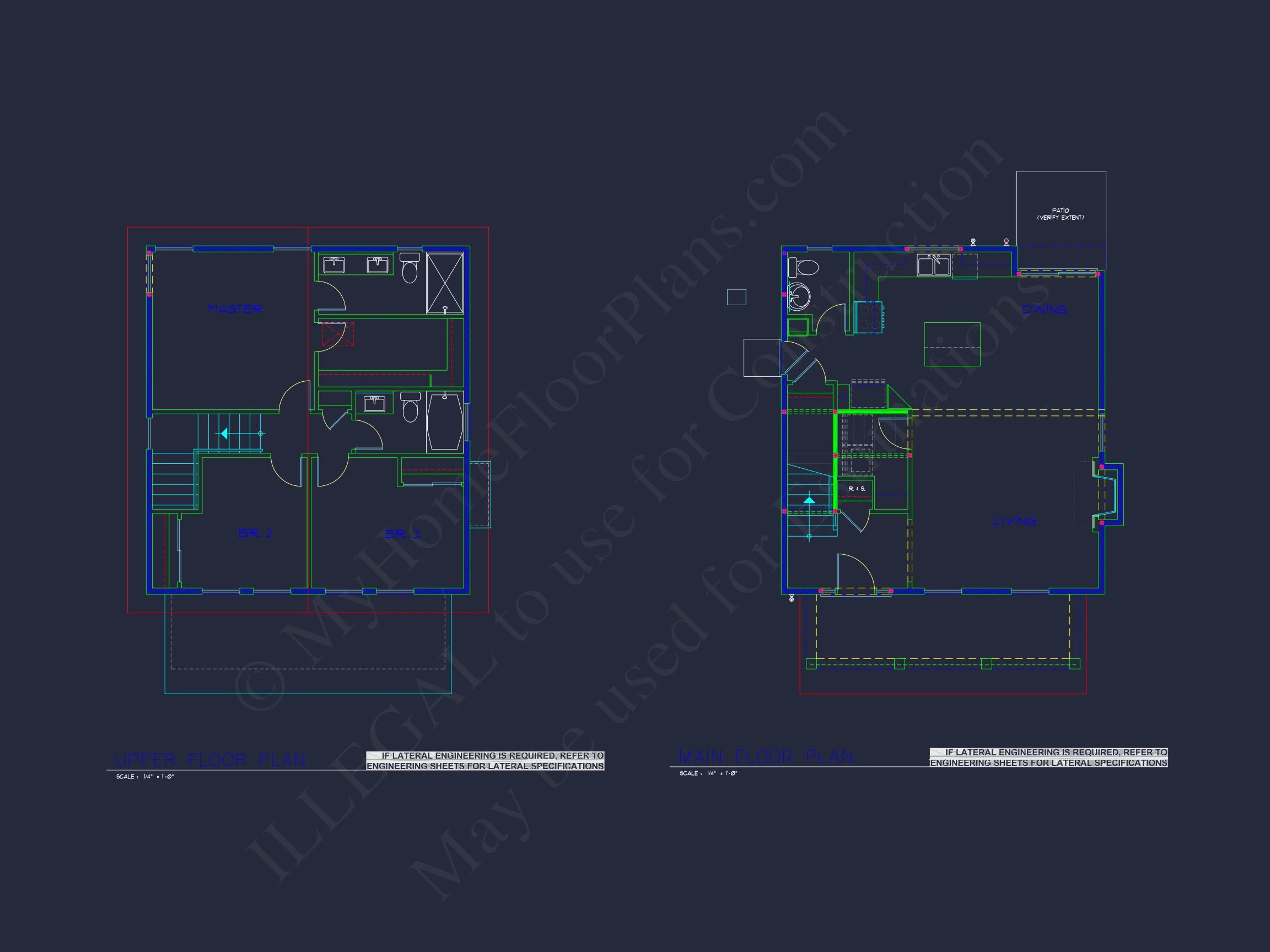 20-1622 HOUSE PLAN - Modern Farmhouse House Plan with Open Floor Plan and CAD Designs 5 Modern Farmhouse house Plan with Open Floor Plan and CAD Designs