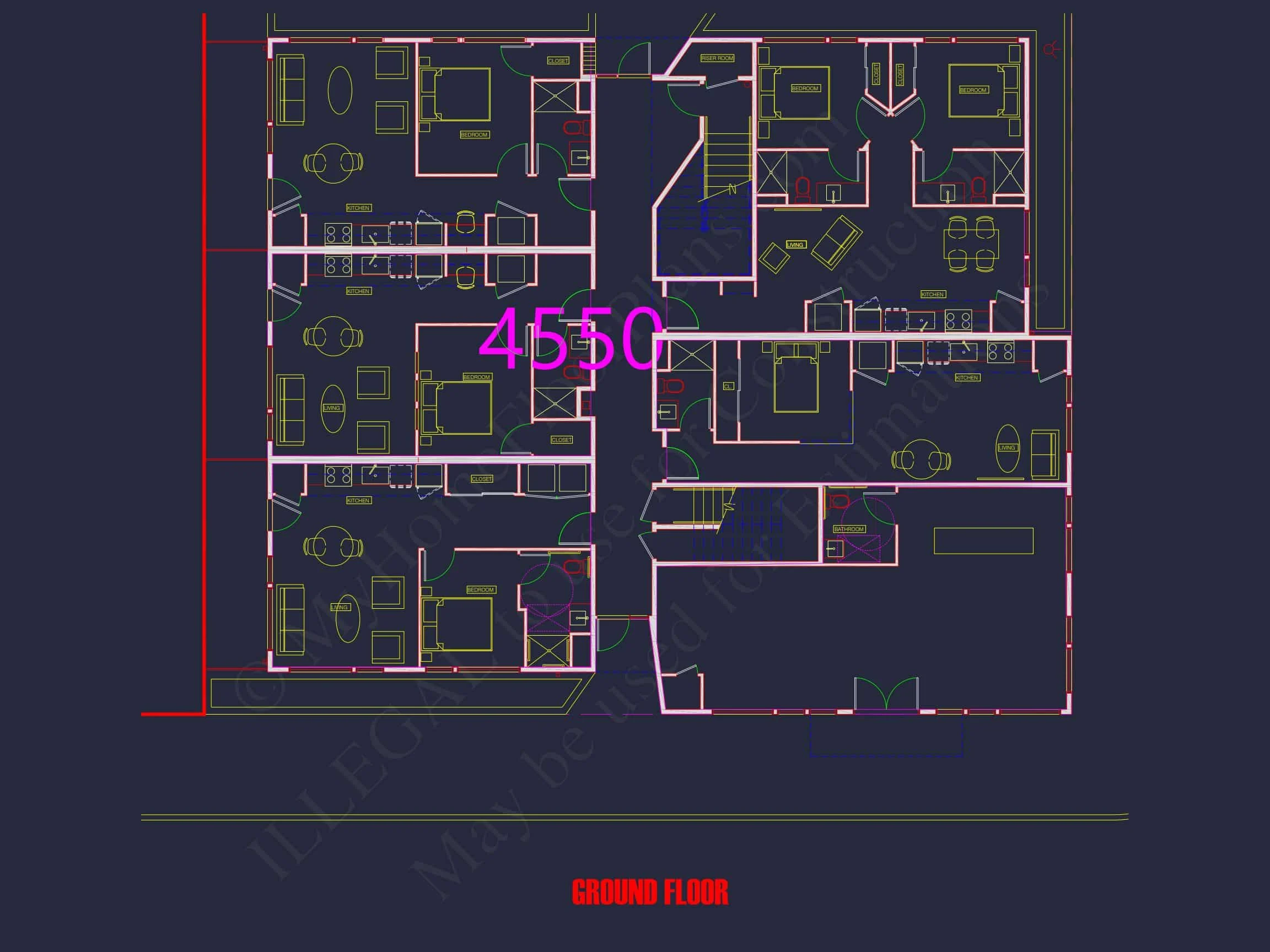 20-1394 APARTMENT COMPLEX PLAN - Modern Apartment Complex Floor Plan with CAD Designs 27 Modern Apartment Complex Floor Plan with CAD Designs