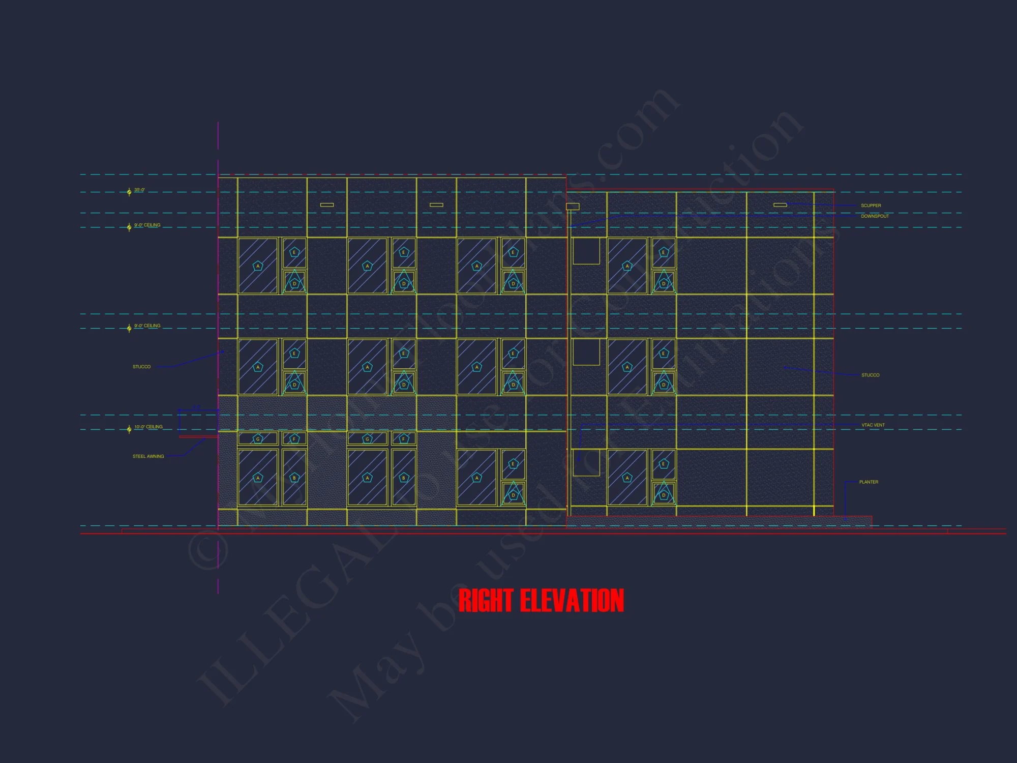 Modern Apartment Complex Floor Plan with CAD Designs