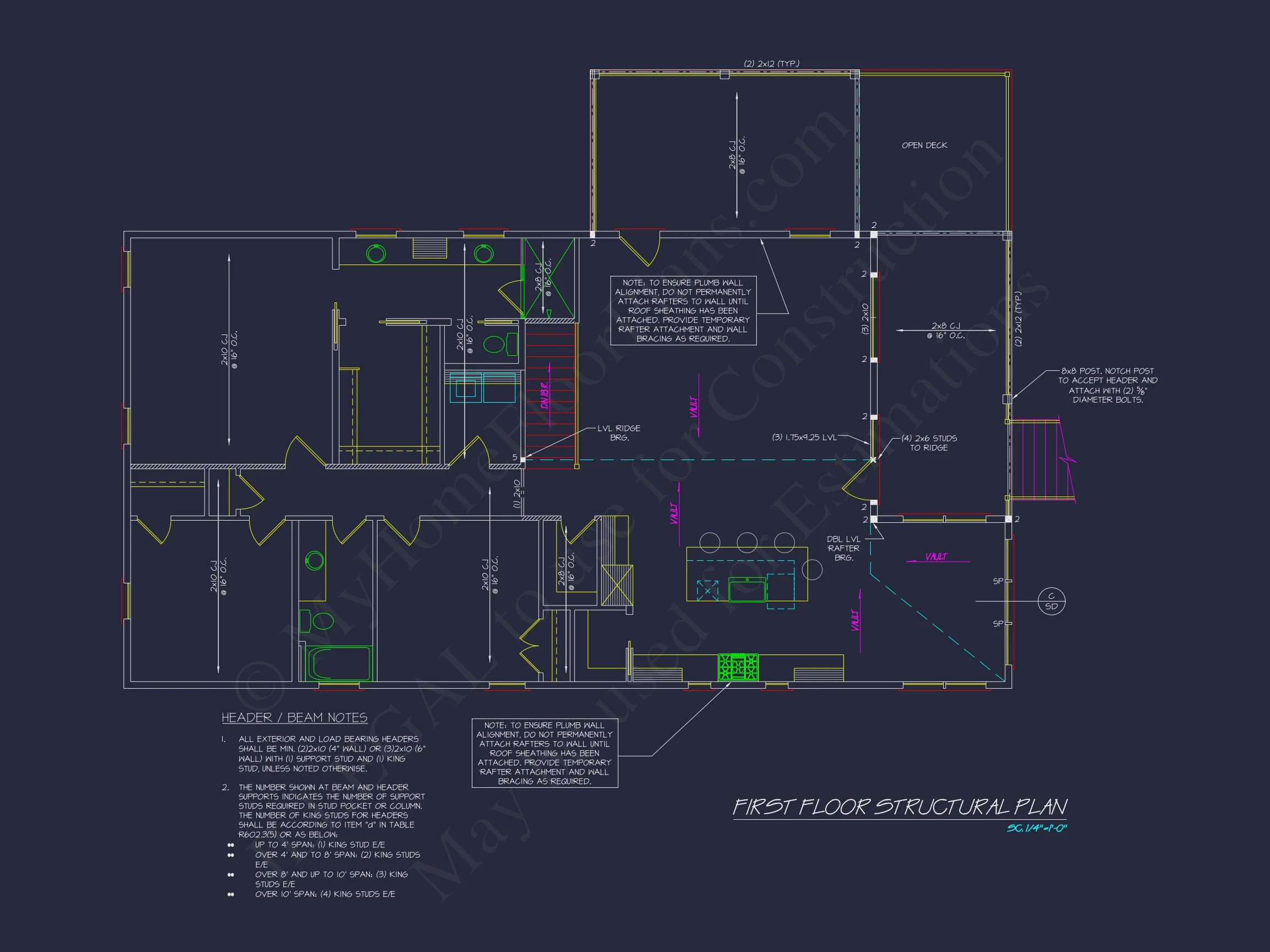Modern Coastal house Plan with Open Floor Blueprint Designs
