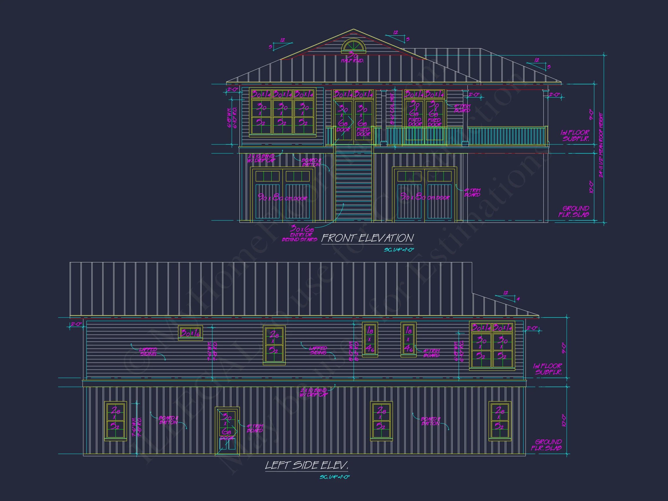 Modern Coastal house Plan with Open Floor Blueprint Designs