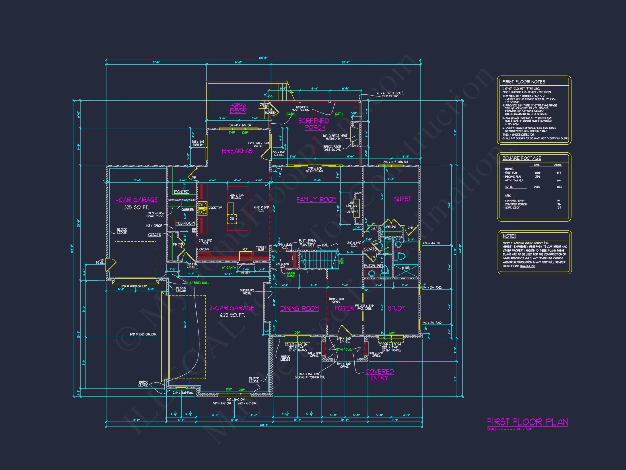 Spacious Traditional house Plan with Detailed Floor Designs