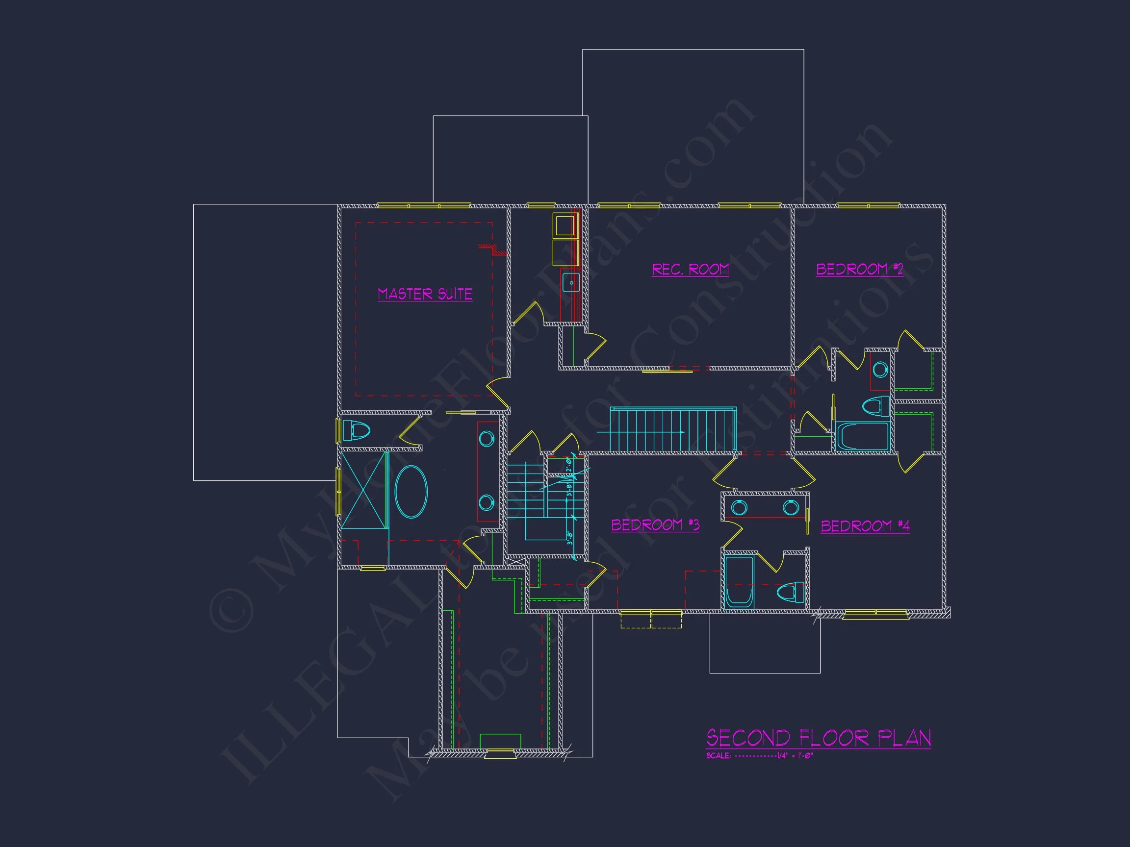 20-1846B HOUSE PLAN - Spacious Traditional House Plan with Detailed Floor Designs 54 Spacious Traditional house Plan with Detailed Floor Designs
