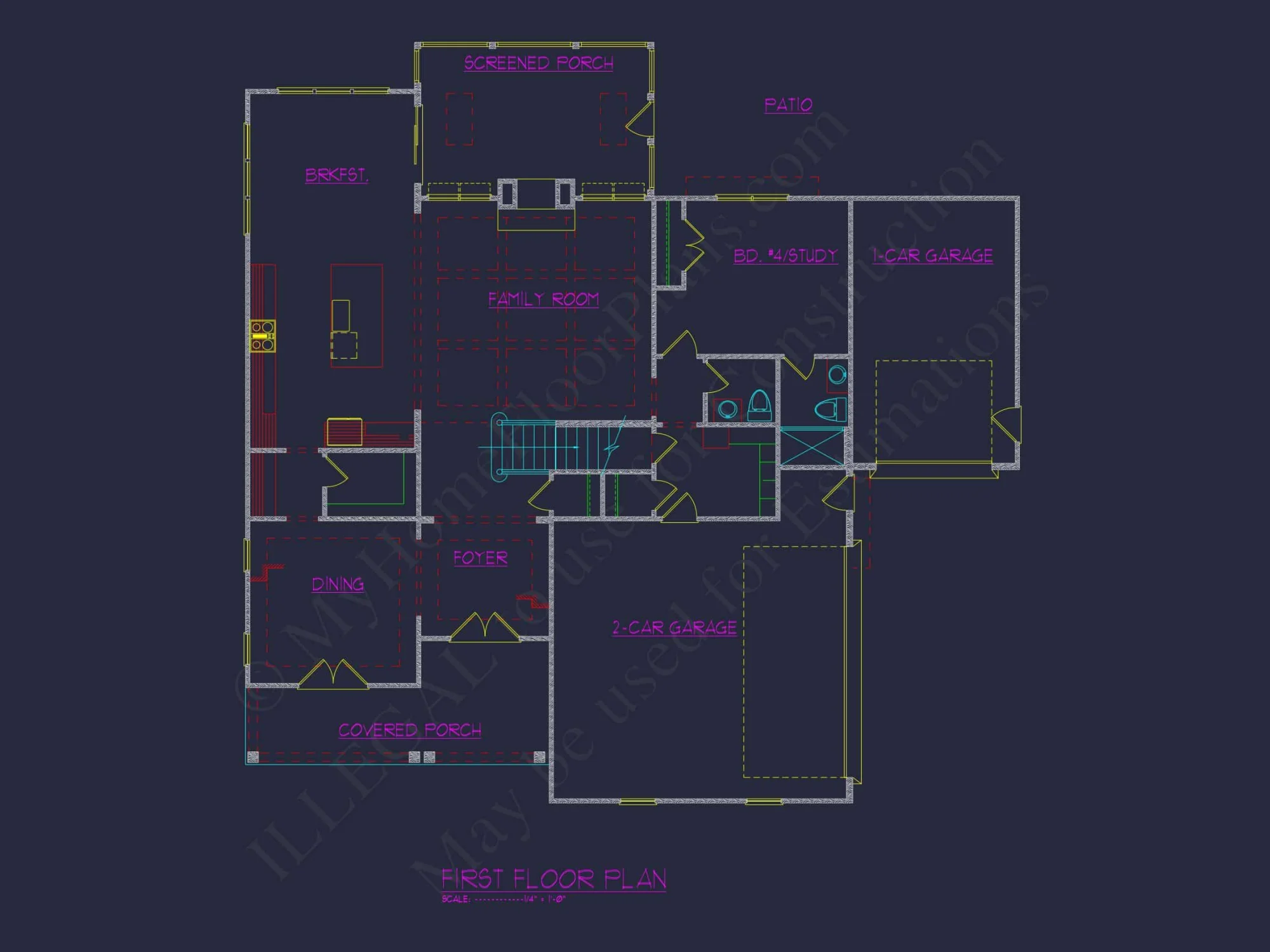 Charming Farmhouse house Plan with 3-Story Architecture & CAD Designs