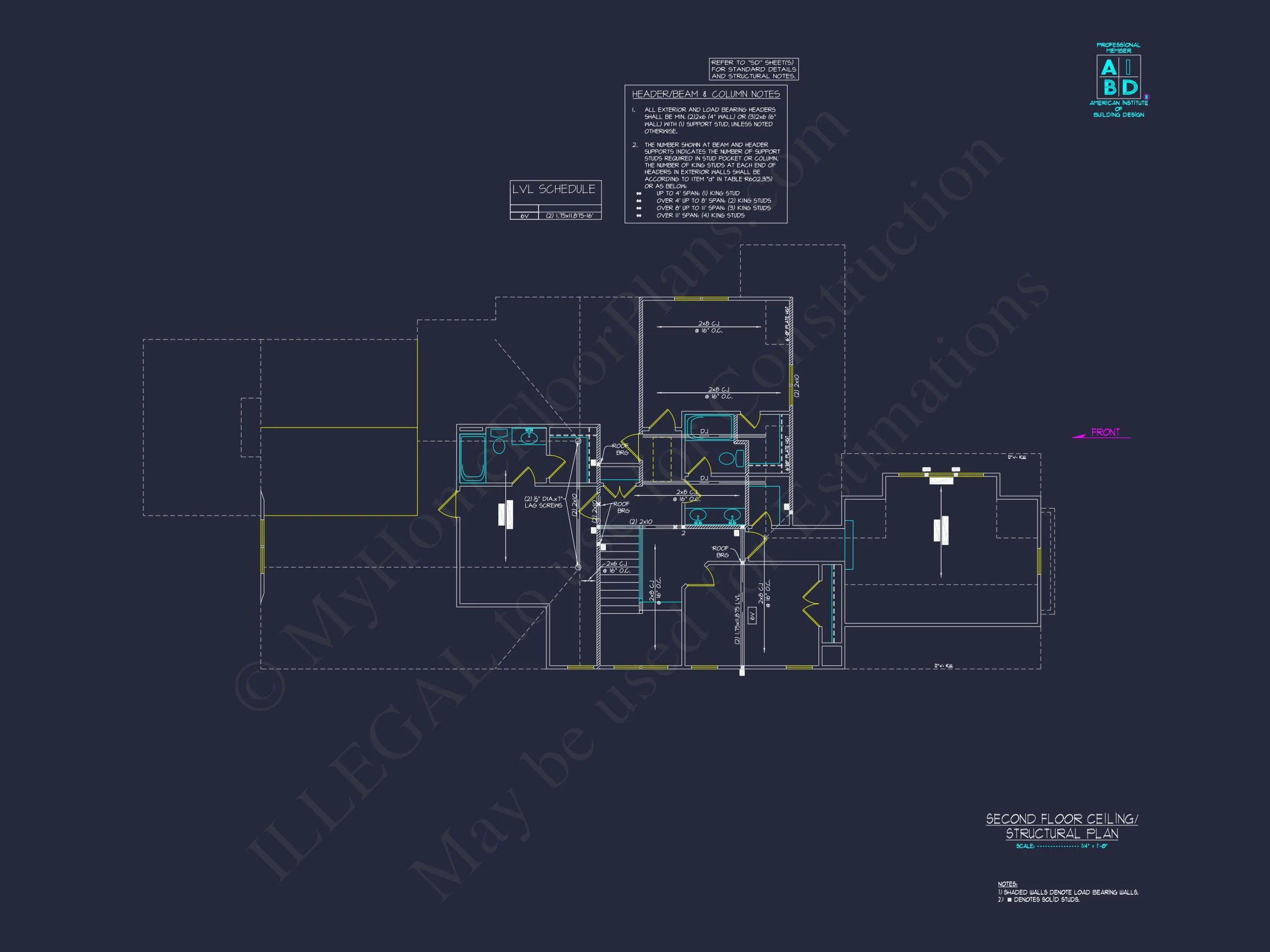 Spacious house Plan with Blueprint and CAD Designs