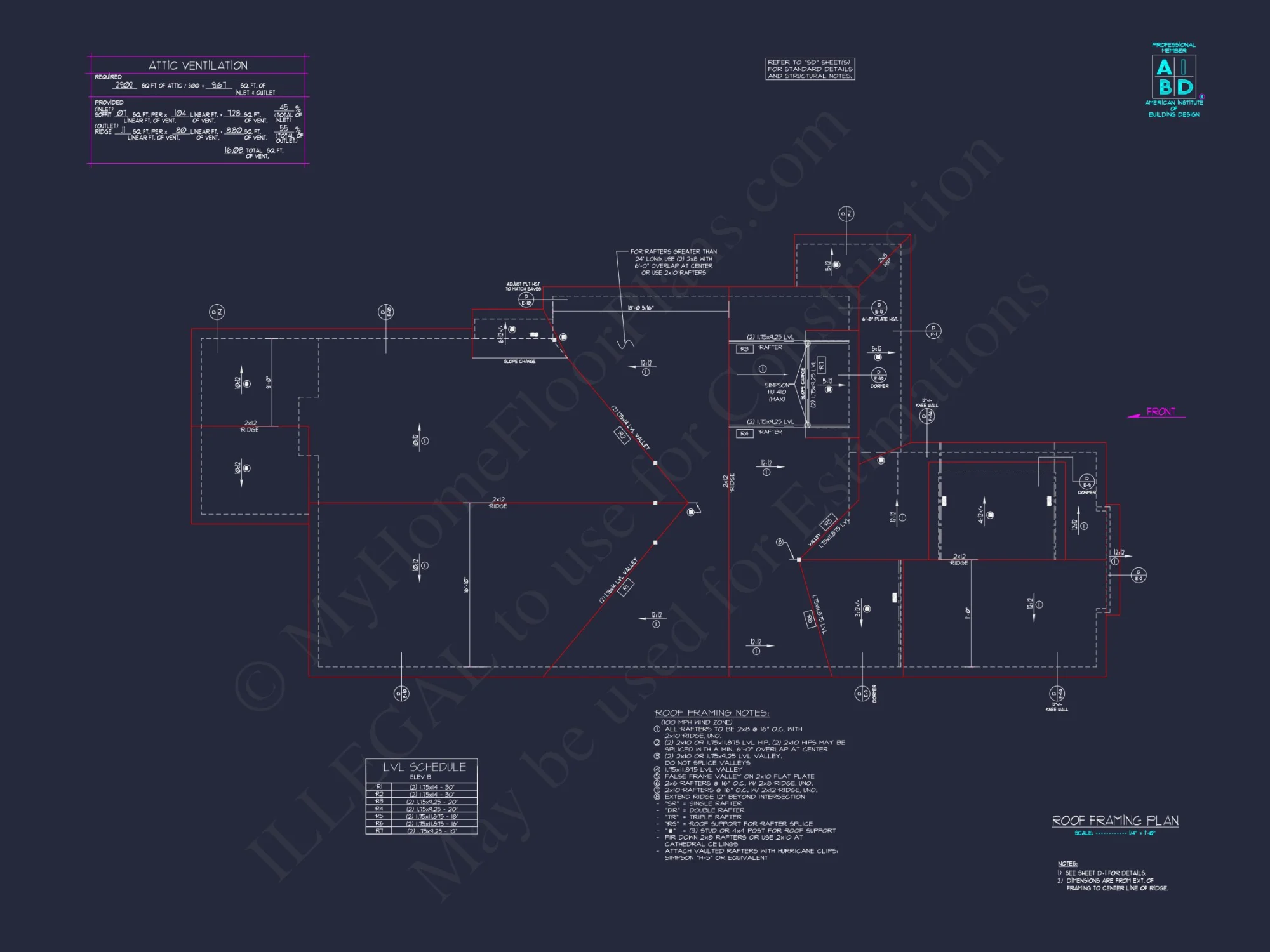 Spacious house Plan with Blueprint and CAD Designs