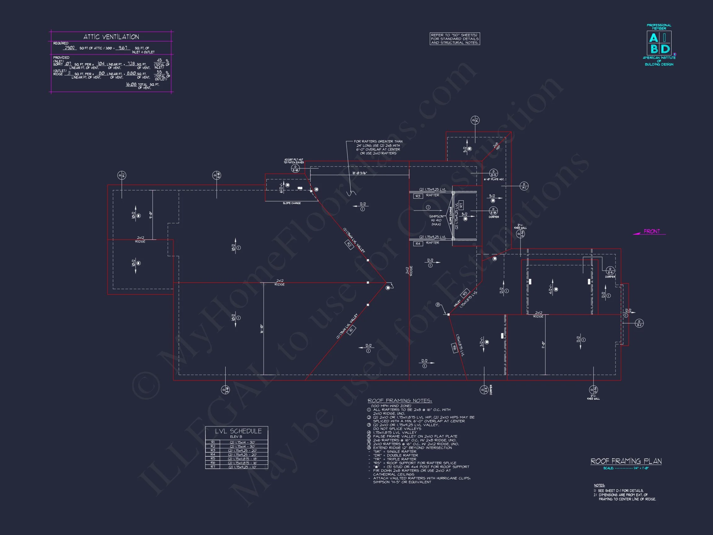 Spacious house Plan with Blueprint and CAD Designs