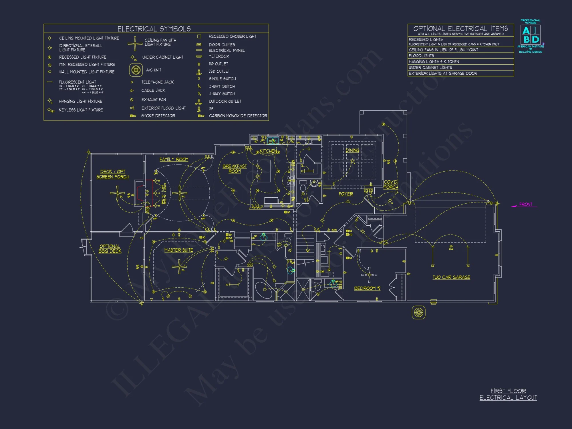 Spacious house Plan with Blueprint and CAD Designs