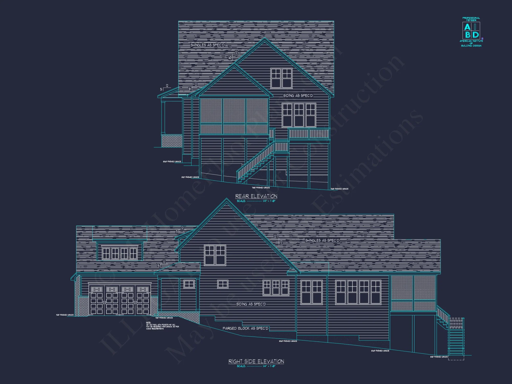 Spacious house Plan with Blueprint and CAD Designs